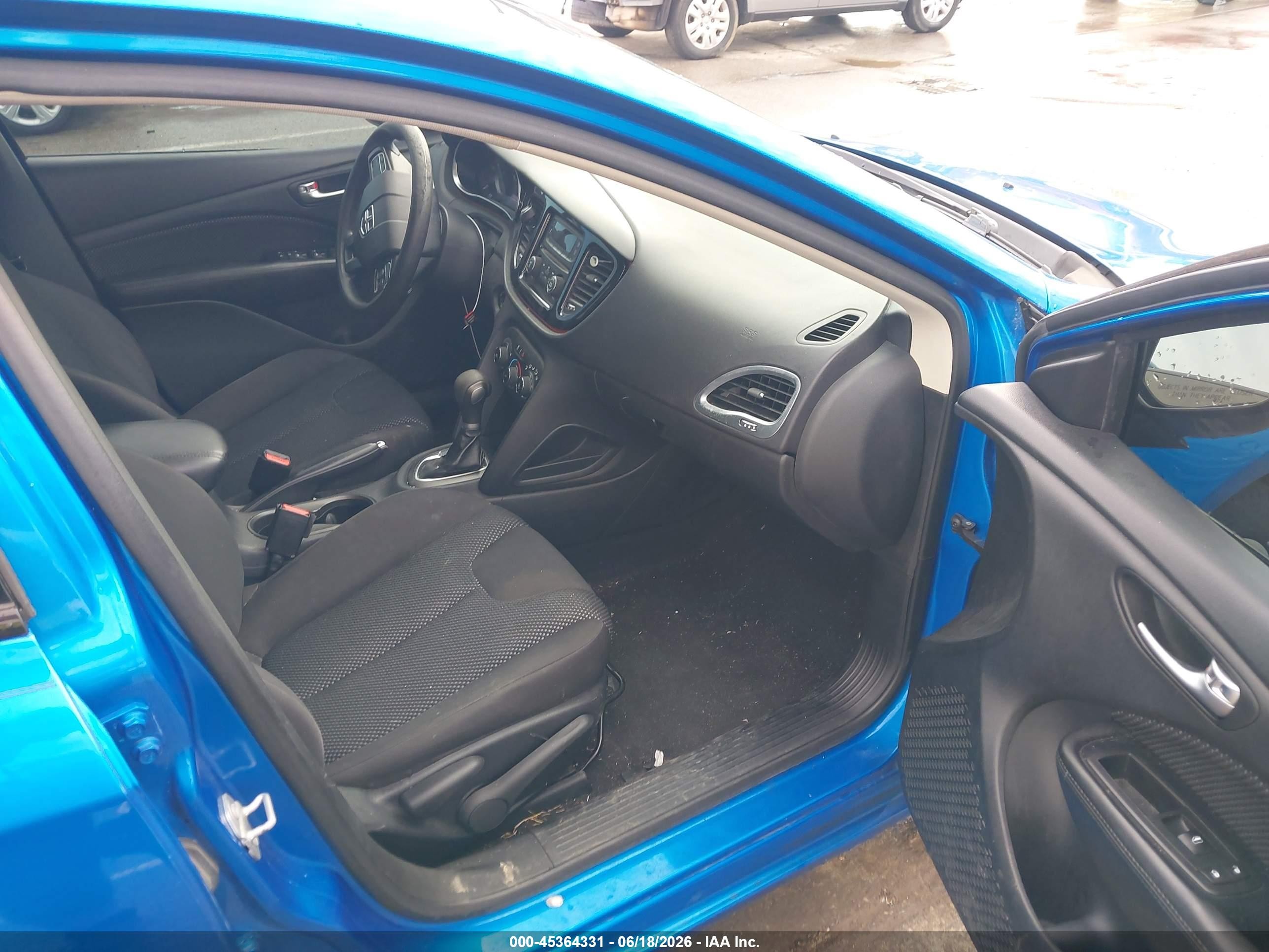 2015 Dodge Dart Se Blue vin: 1C3CDFAA6FD407712