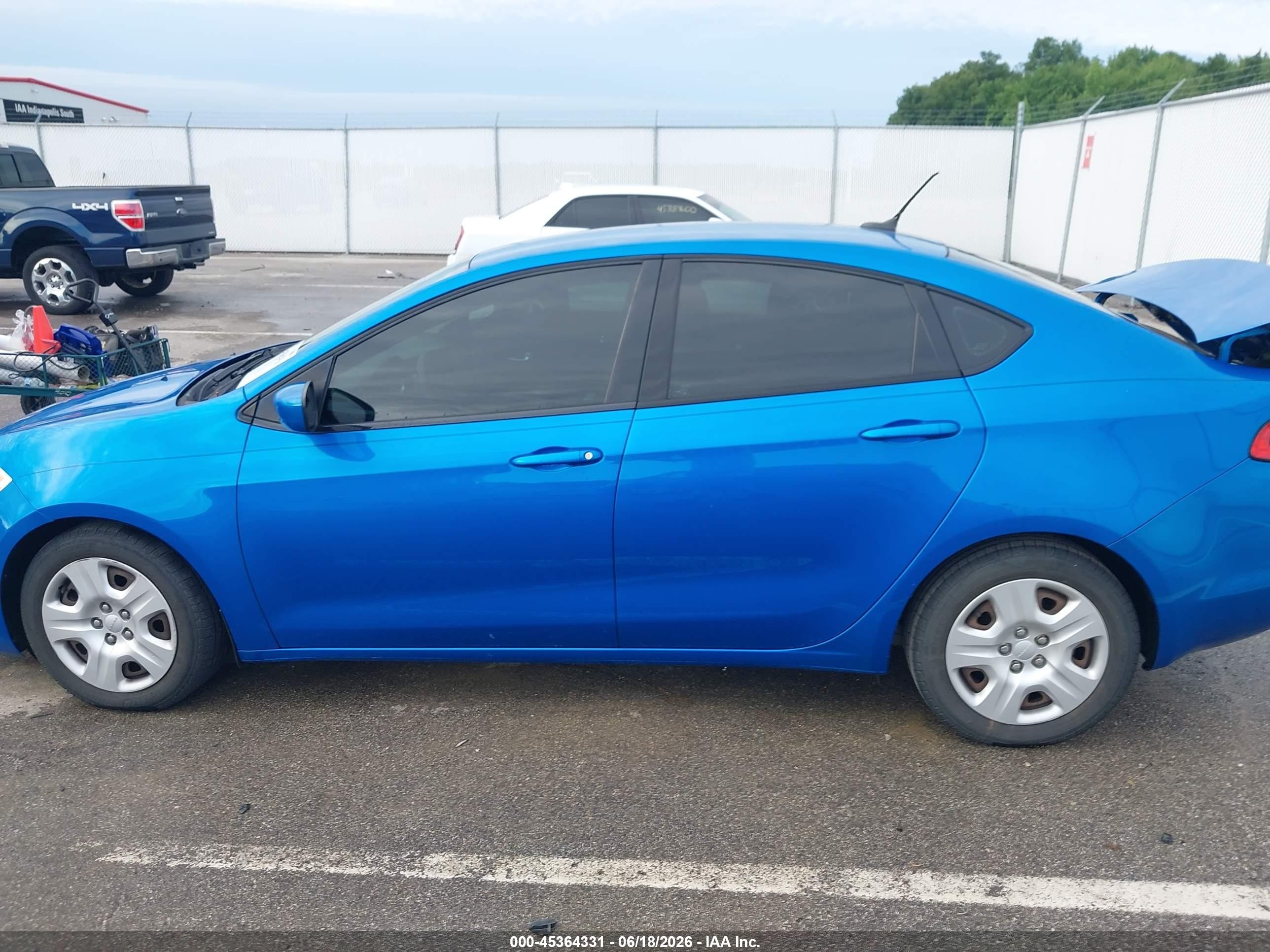 2015 Dodge Dart Se Blue vin: 1C3CDFAA6FD407712