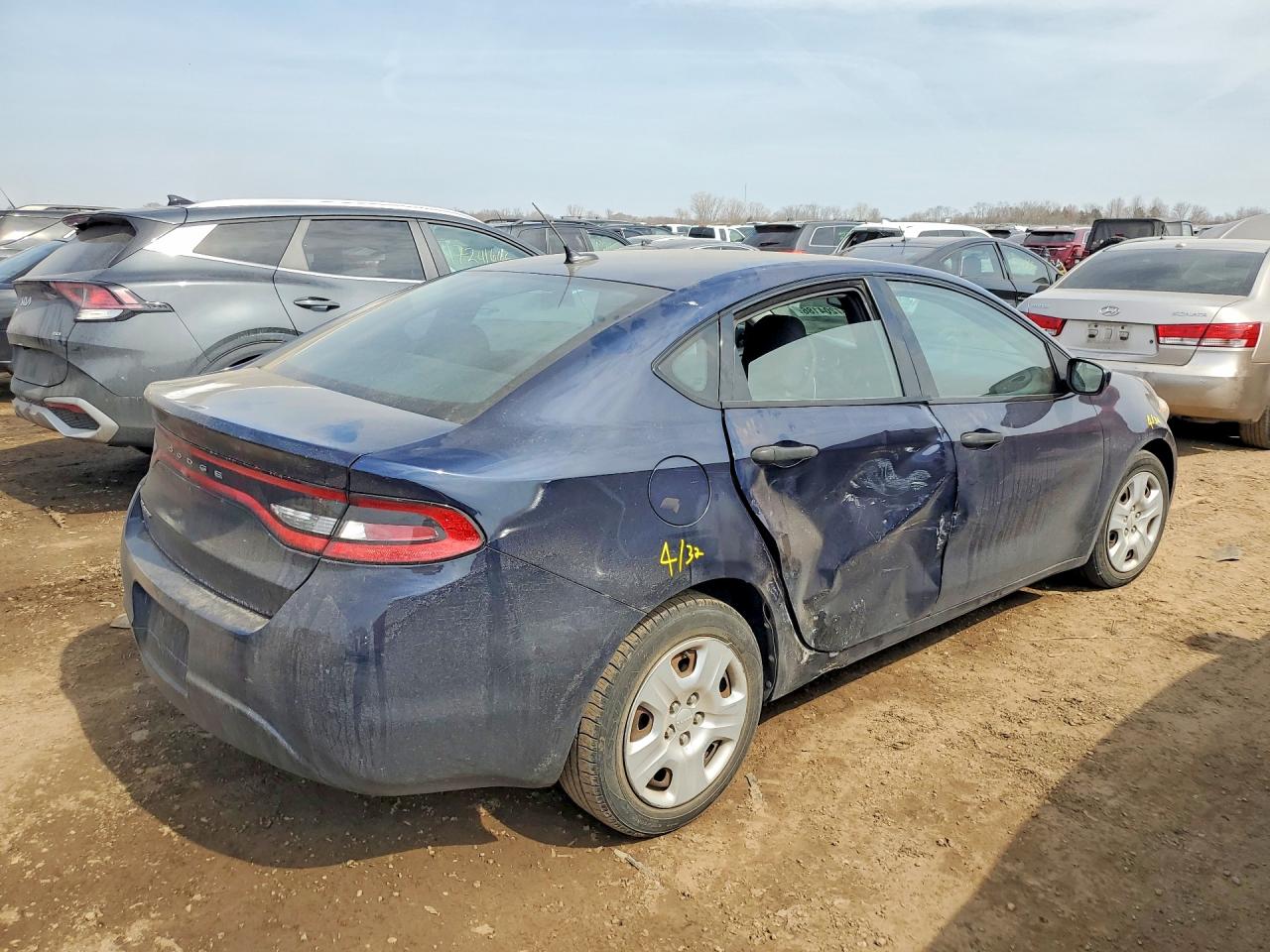 2013 Dodge Dart Se Blue vin: 1C3CDFAA7DD104435