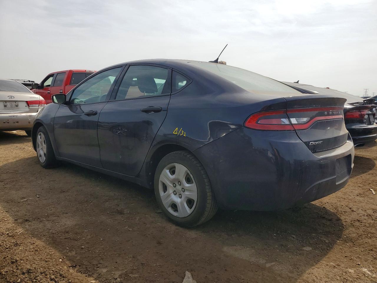 2013 Dodge Dart Se Blue vin: 1C3CDFAA7DD104435
