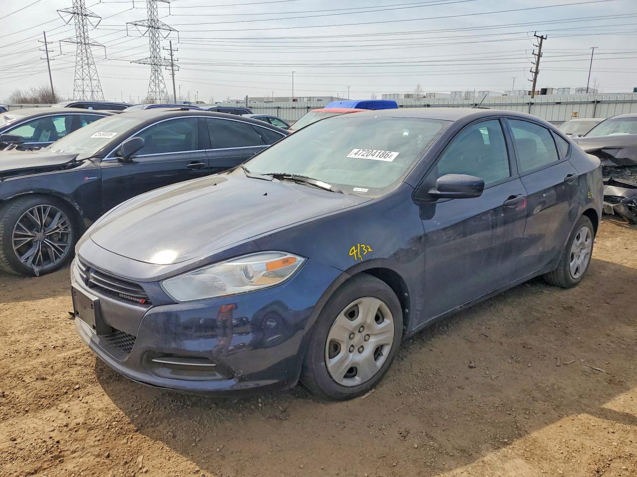 2013 Dodge Dart Se Blue vin: 1C3CDFAA7DD104435