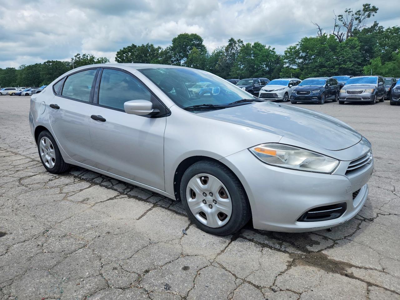 2013 Dodge Dart Se Silver vin: 1C3CDFAA7DD200338