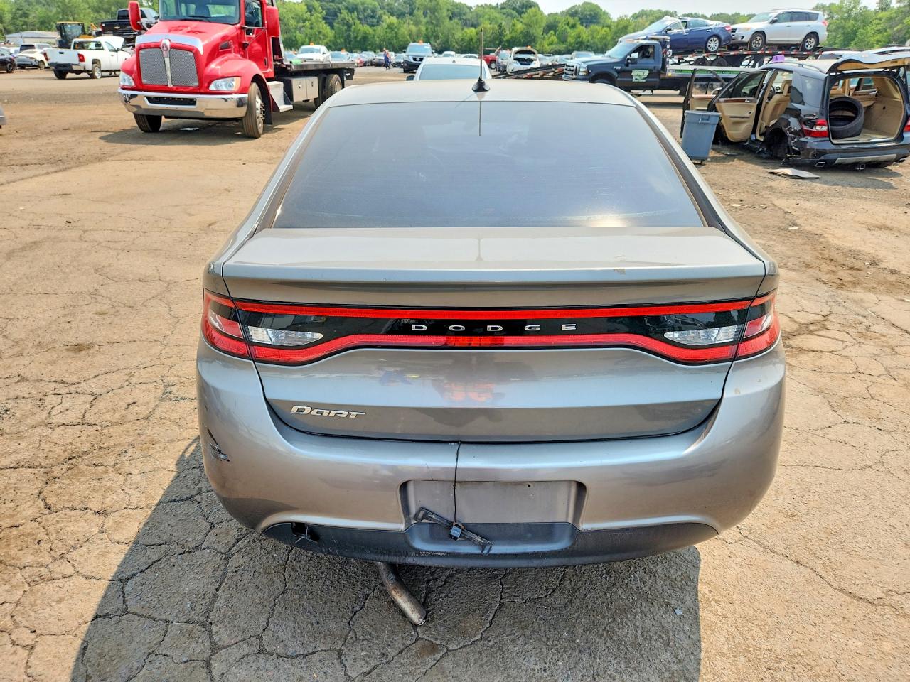 2013 Dodge Dart Se Gray vin: 1C3CDFAA7DD200386