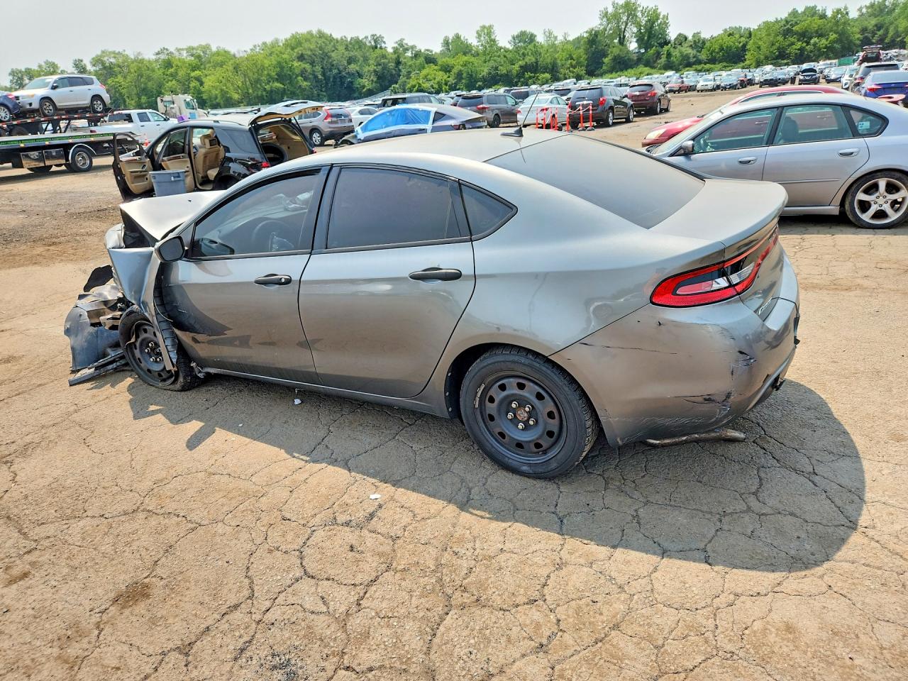 2013 Dodge Dart Se Gray vin: 1C3CDFAA7DD200386