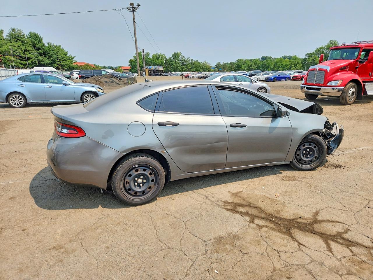 2013 Dodge Dart Se Gray vin: 1C3CDFAA7DD200386