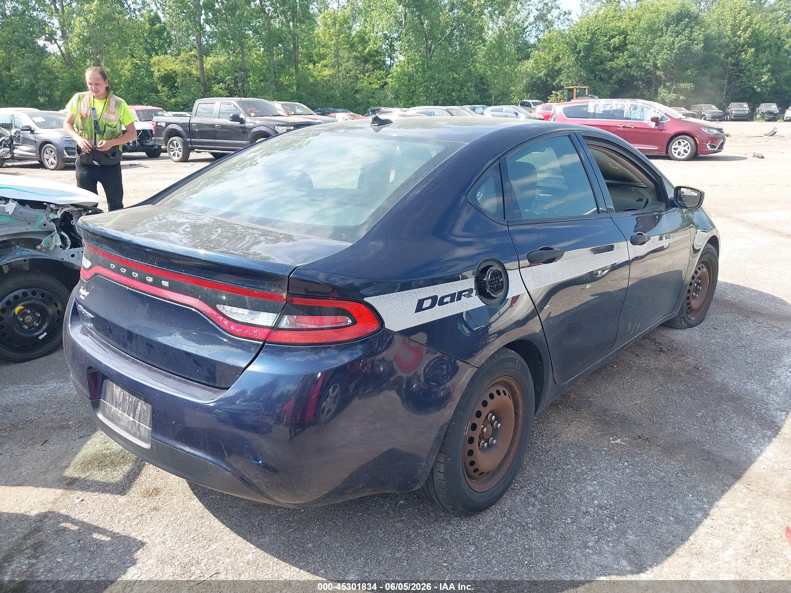 2013 Dodge Dart Se Dark Blue vin: 1C3CDFAA7DD297072