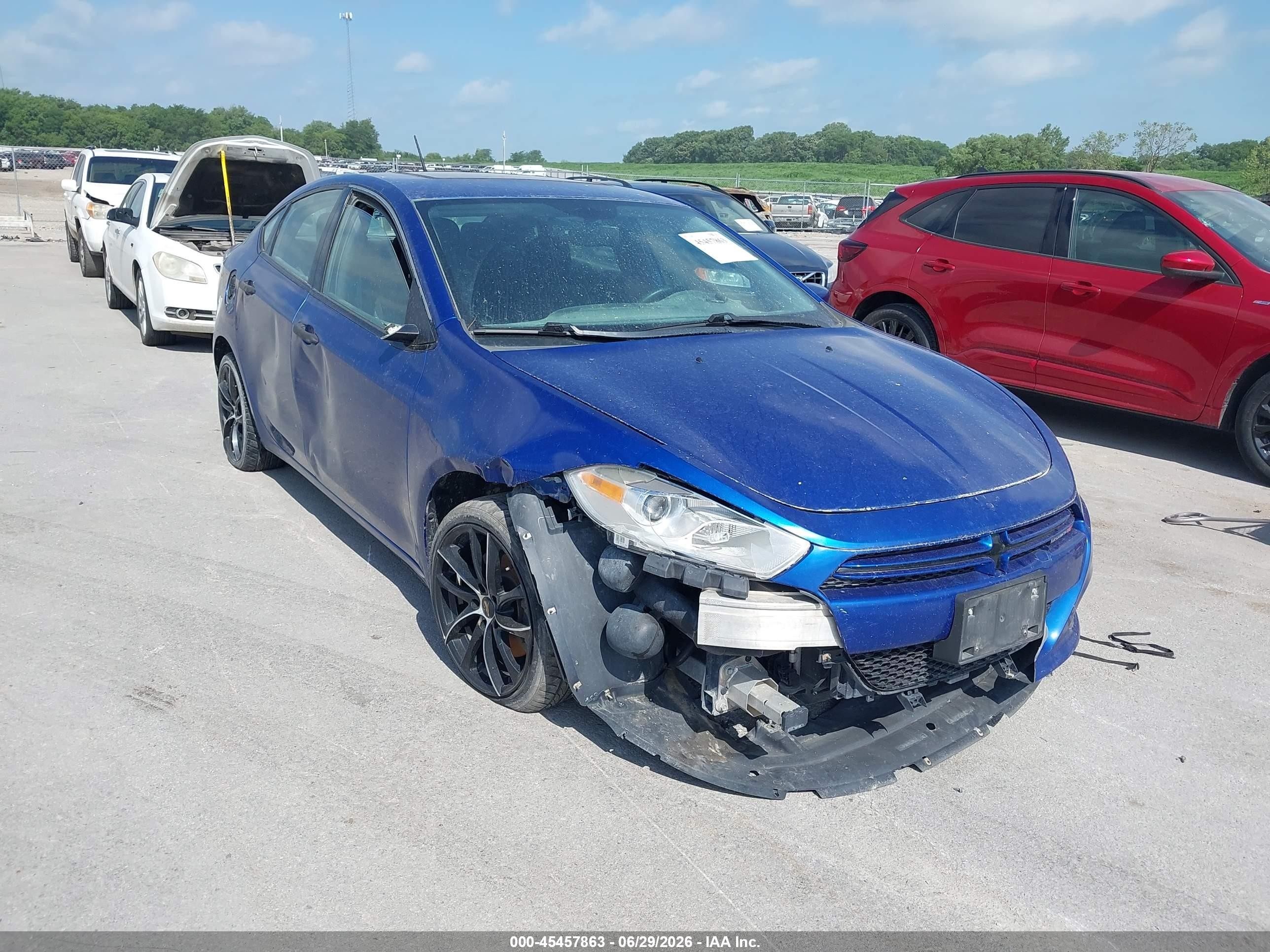 2013 Dodge Dart Se Blue vin: 1C3CDFAA7DD301590