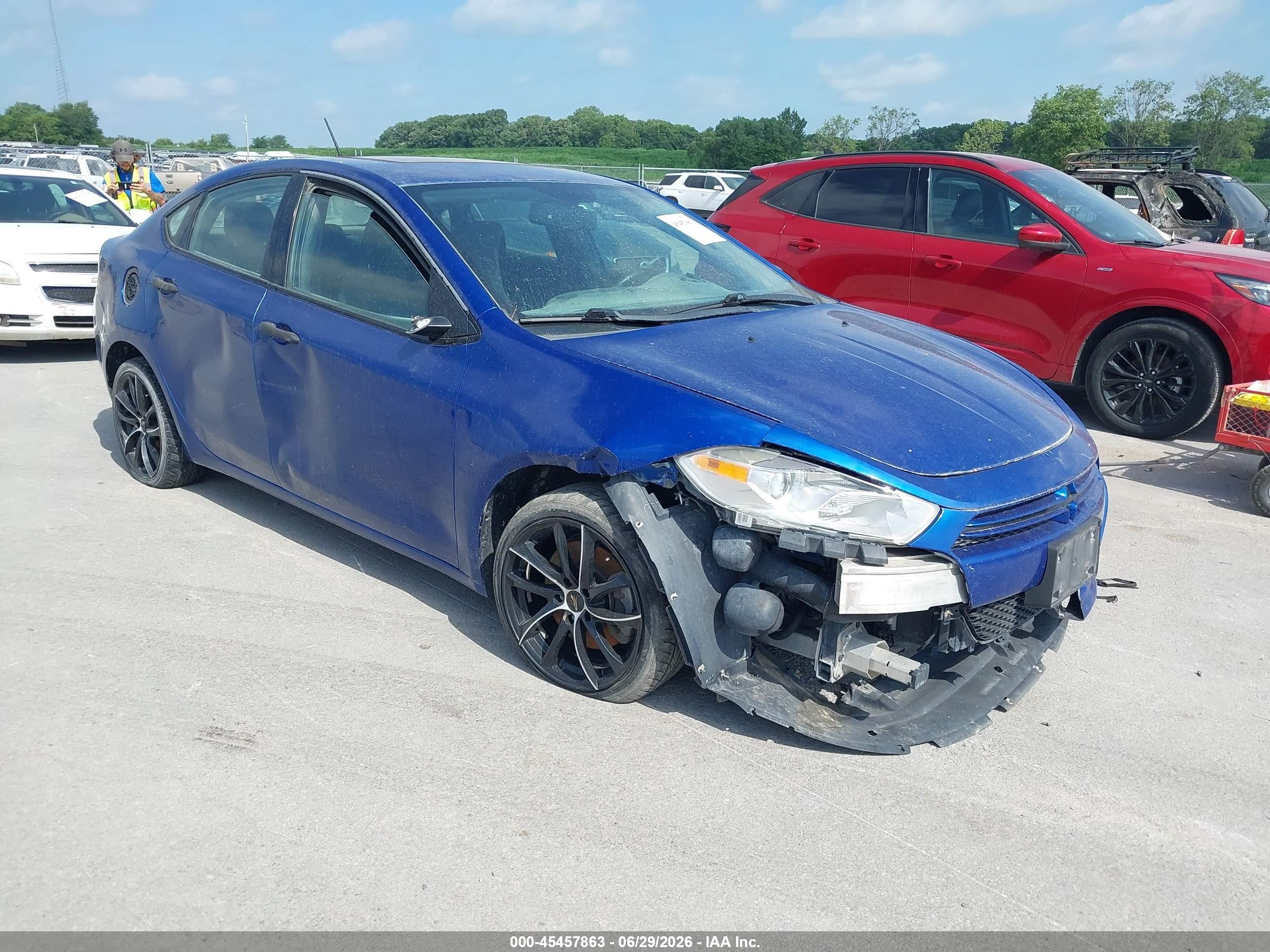 2013 Dodge Dart Se Blue vin: 1C3CDFAA7DD301590
