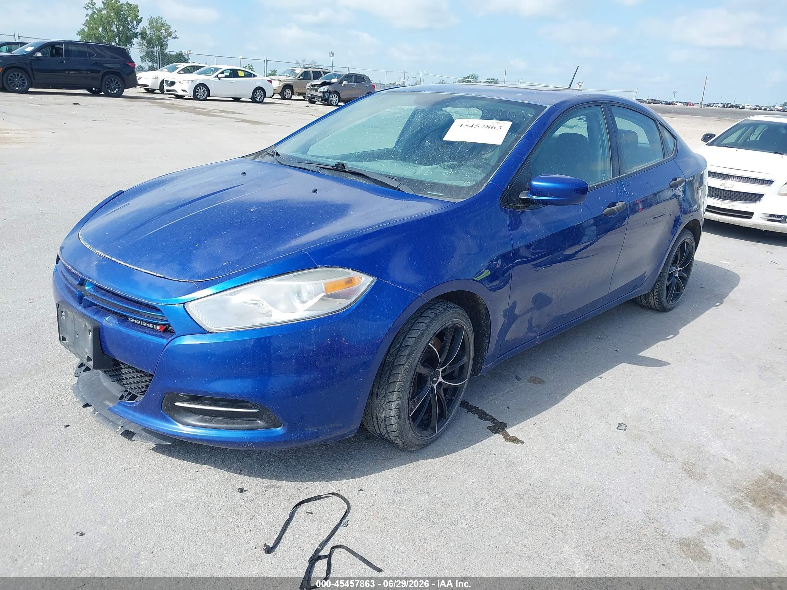 2013 Dodge Dart Se Blue vin: 1C3CDFAA7DD301590