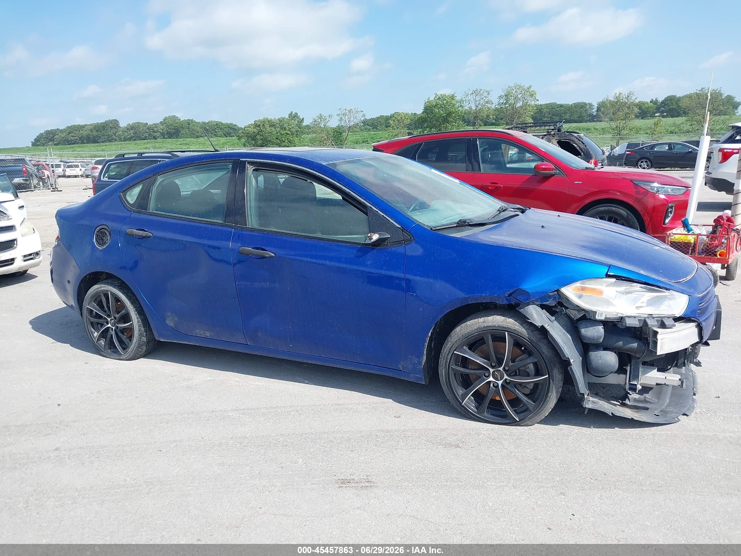 2013 Dodge Dart Se Blue vin: 1C3CDFAA7DD301590