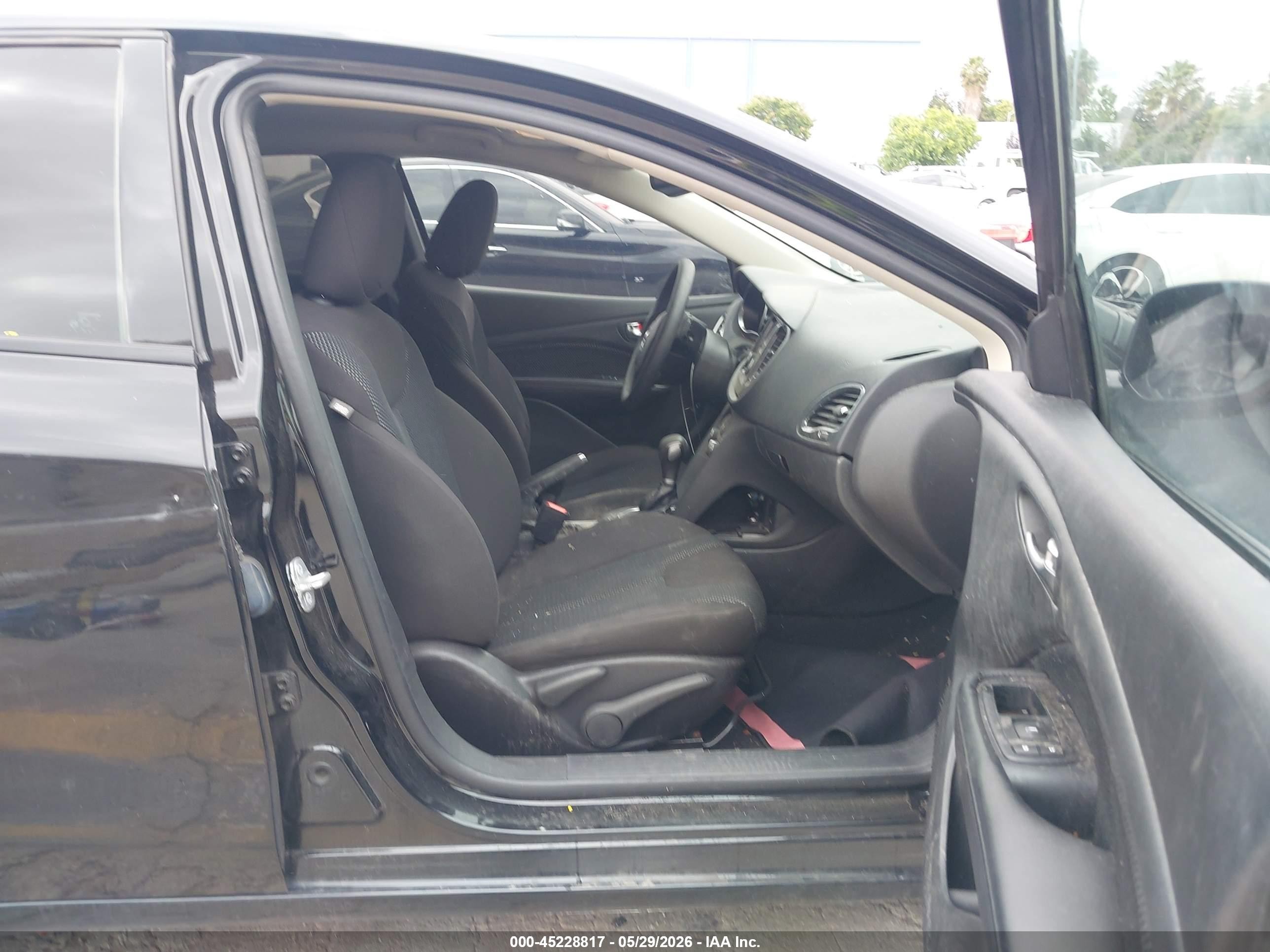2014 Dodge Dart Se Black vin: 1C3CDFAA7ED747272