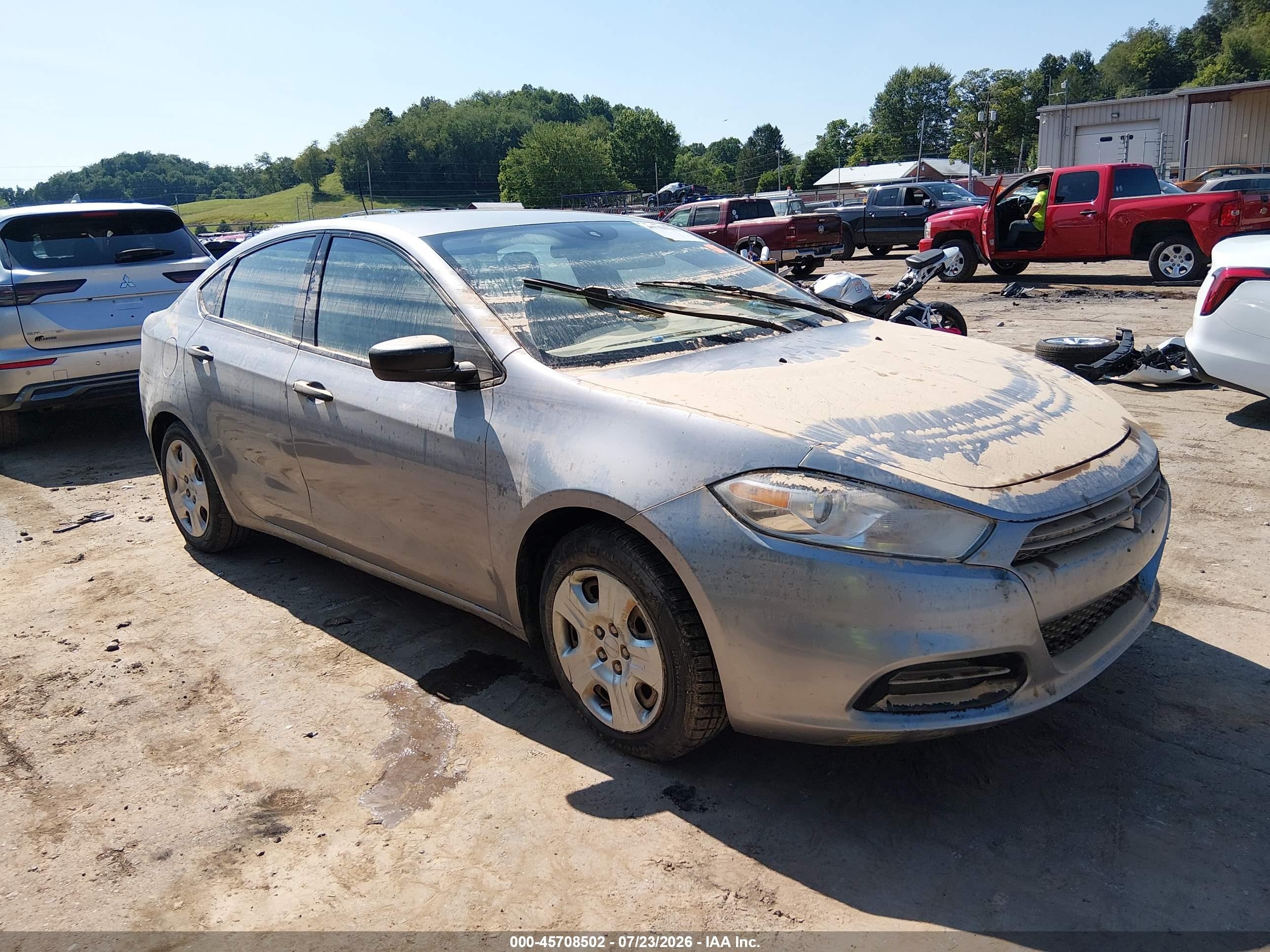 2014 Dodge Dart Se Серый vin: 1C3CDFAA7ED916657