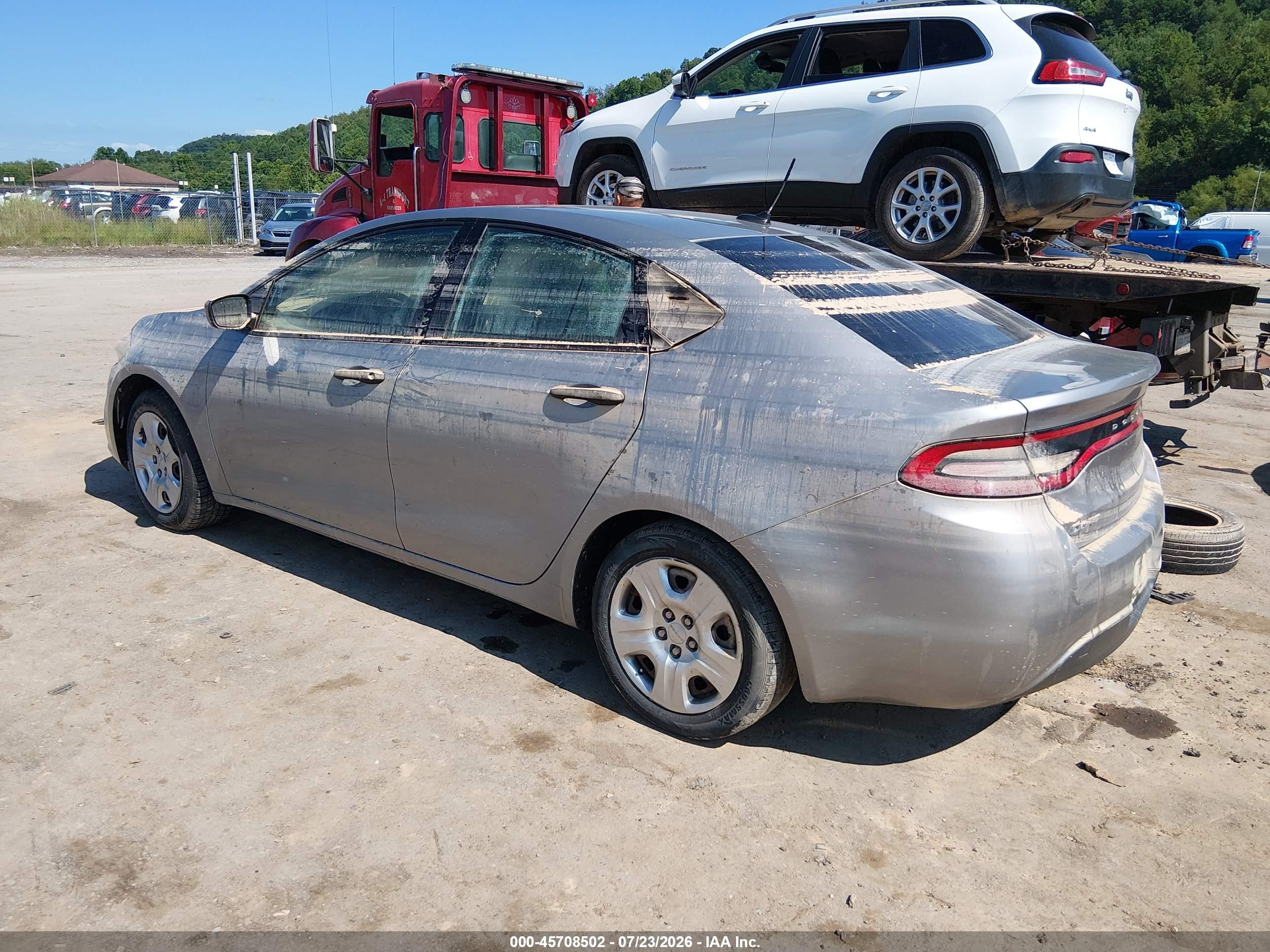 2014 Dodge Dart Se Gray vin: 1C3CDFAA7ED916657