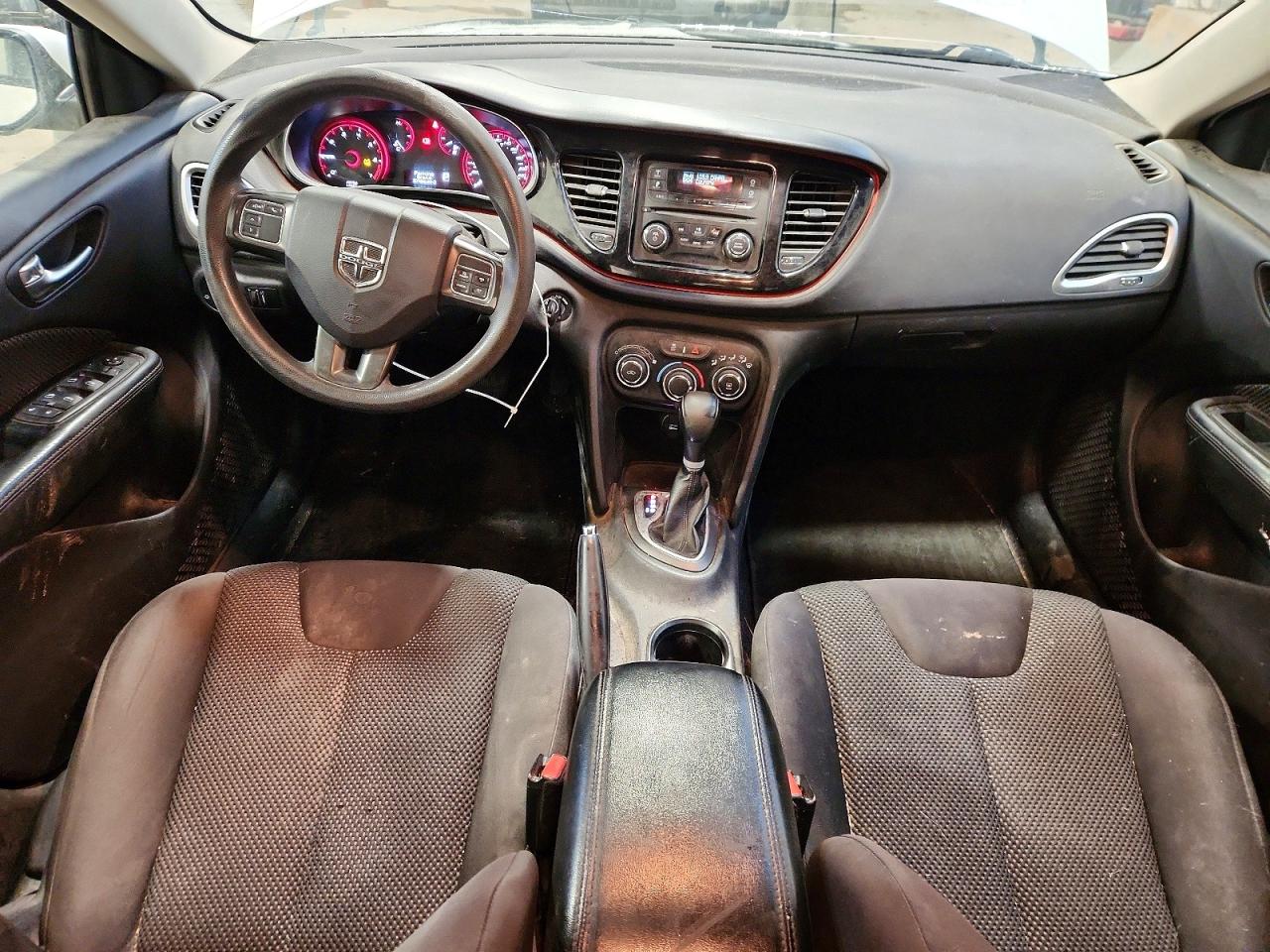 2015 Dodge Dart Se White vin: 1C3CDFAA7FD130049