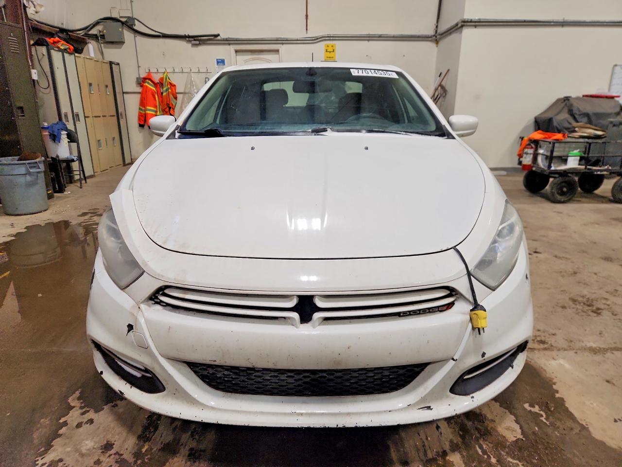 2015 Dodge Dart Se White vin: 1C3CDFAA7FD130049