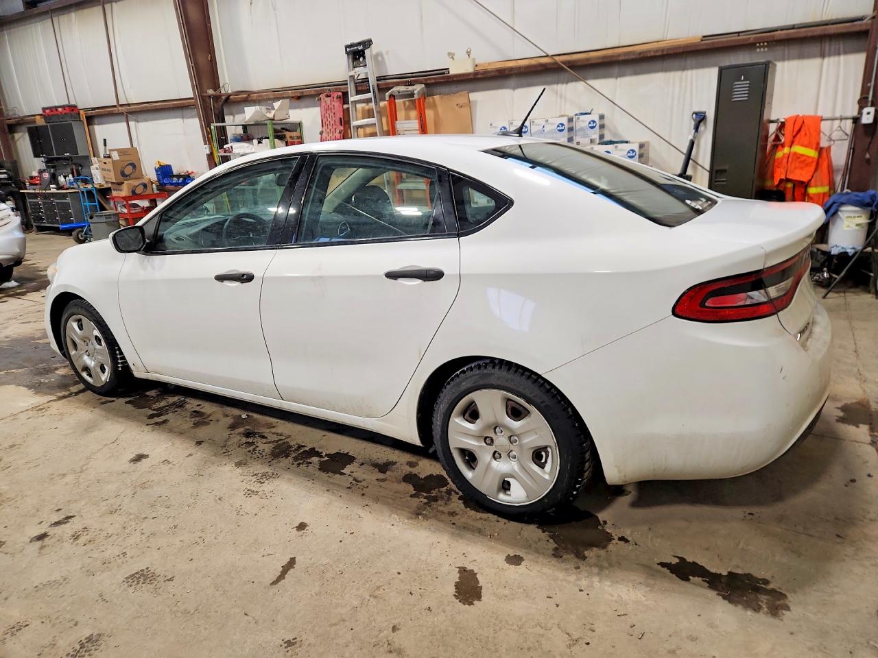 2015 Dodge Dart Se White vin: 1C3CDFAA7FD130049