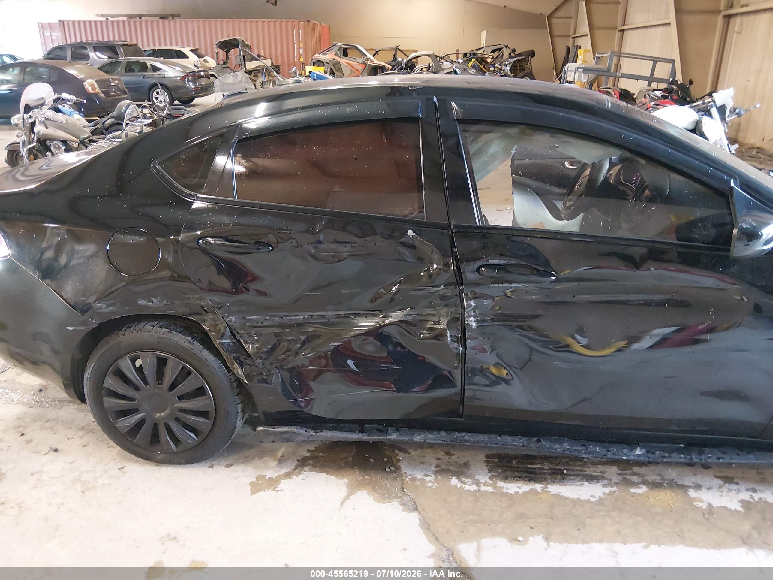 2015 Dodge Dart Se Black vin: 1C3CDFAA7FD299729