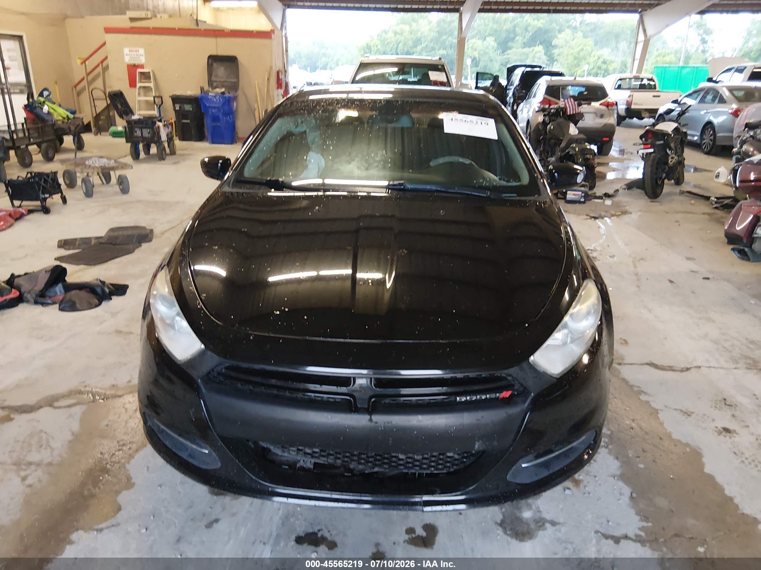 2015 Dodge Dart Se Black vin: 1C3CDFAA7FD299729