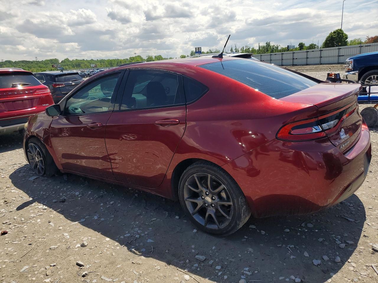 2015 Dodge Dart Se Maroon vin: 1C3CDFAA7FD364062