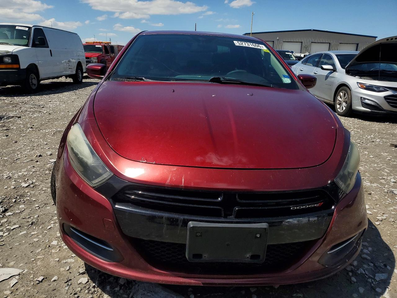 2015 Dodge Dart Se Maroon vin: 1C3CDFAA7FD364062