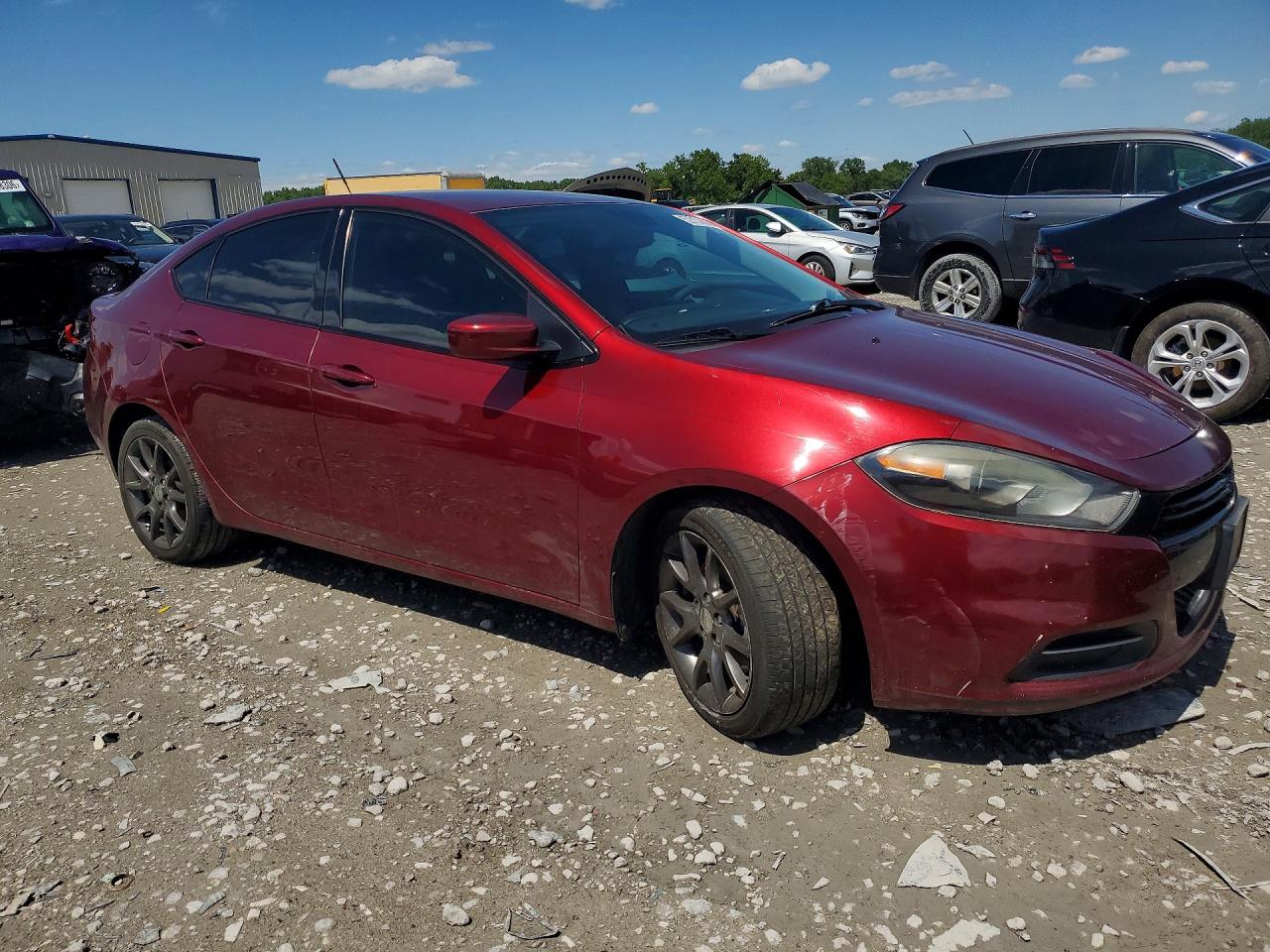 2015 Dodge Dart Se Maroon vin: 1C3CDFAA7FD364062