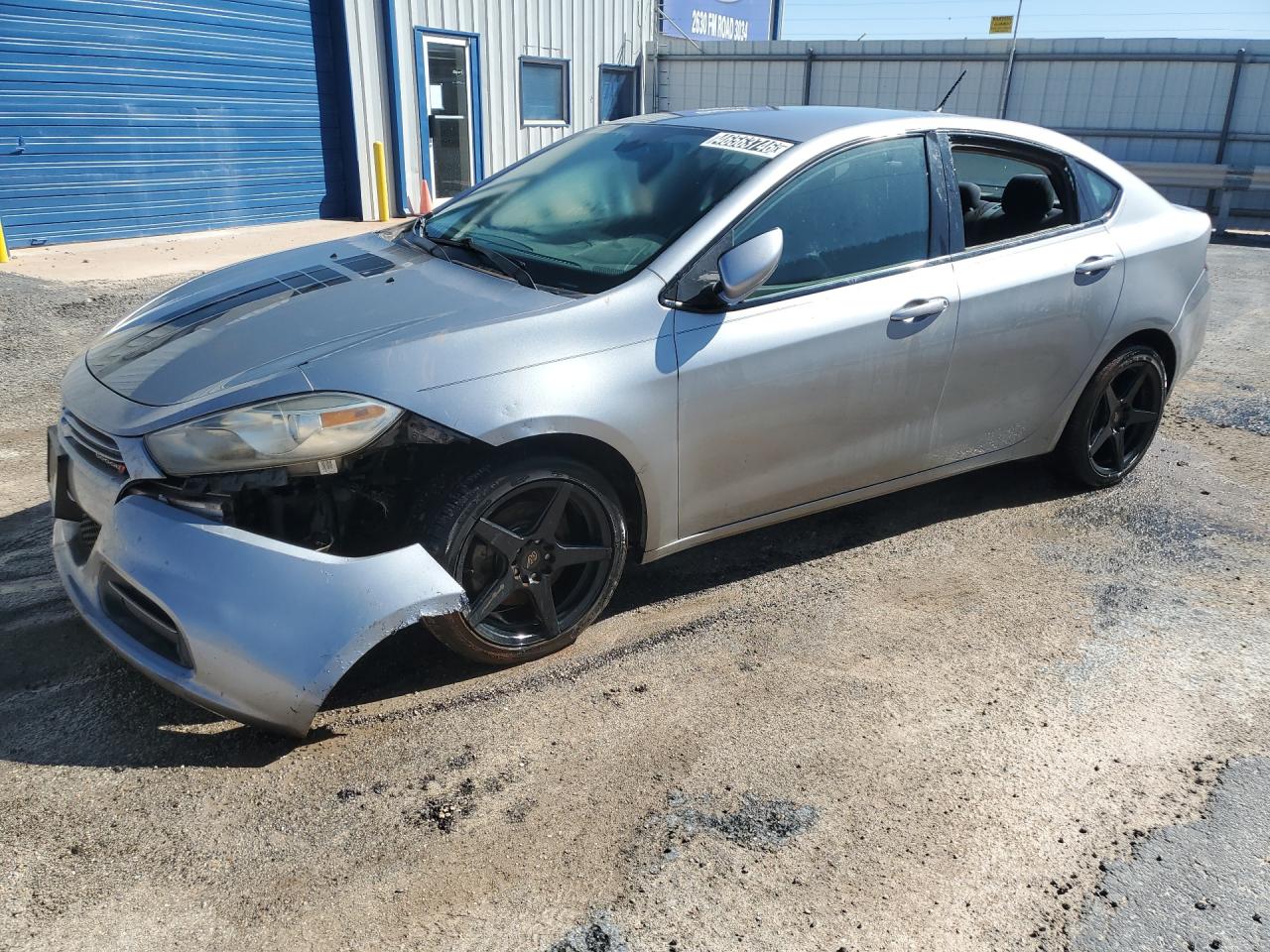 2015 Dodge Dart Se Gray vin: 1C3CDFAA7FD404334 Damage: Left Front Fender, Dent(S) W/ Paint Dmg, 4 To 5 Inches