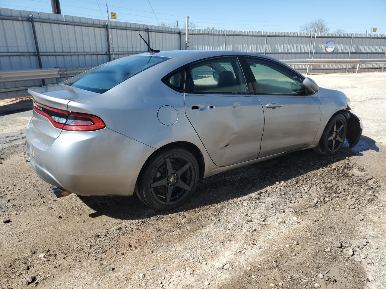 2015 Dodge Dart Se Gray vin: 1C3CDFAA7FD404334 Damage: Right Rear Wheel, Aftermarket, Acceptable