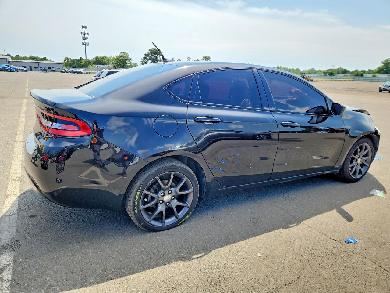 2015 Dodge Dart Se Black vin: 1C3CDFAA7FD414510