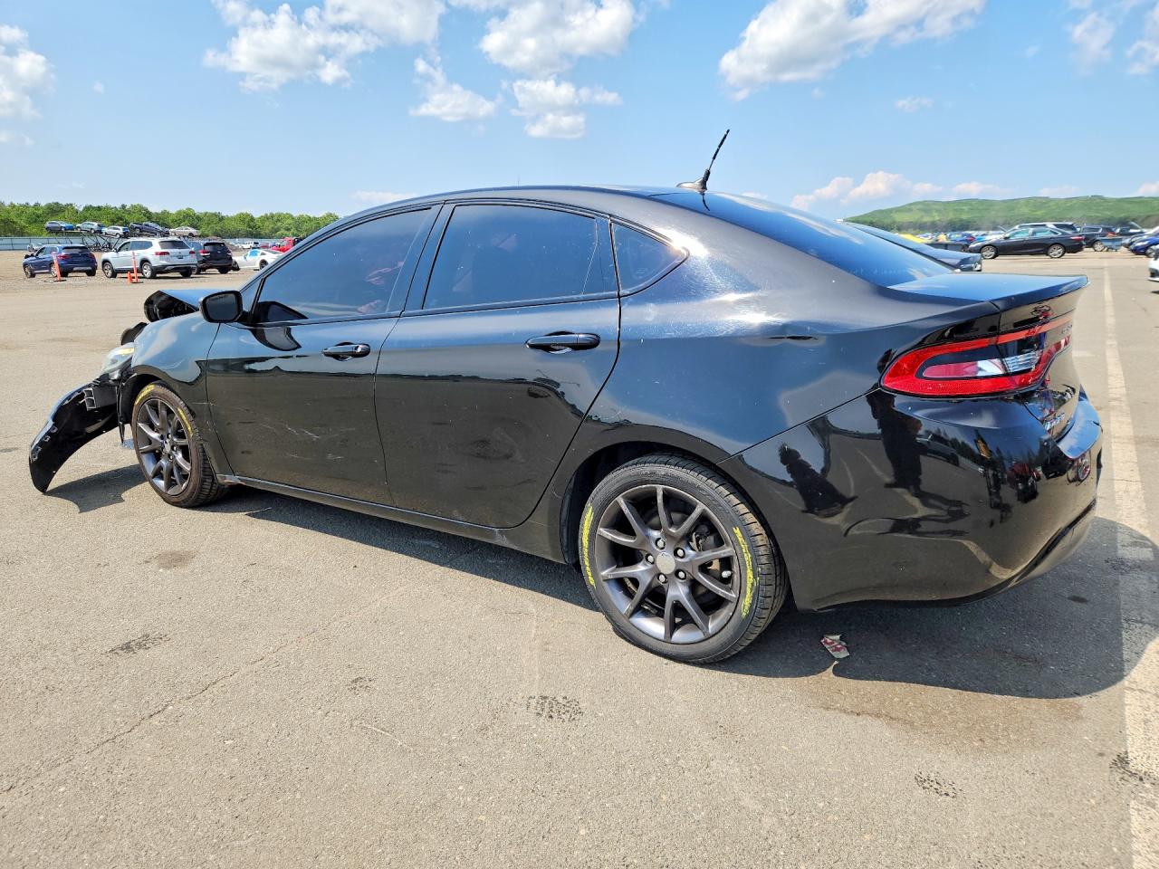 2015 Dodge Dart Se Black vin: 1C3CDFAA7FD414510