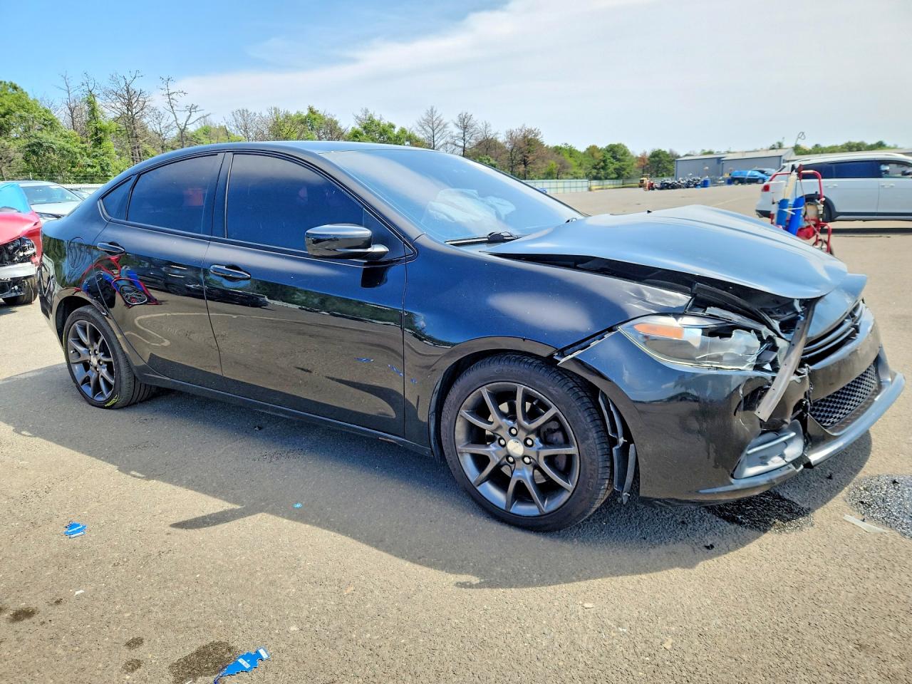 2015 Dodge Dart Se Black vin: 1C3CDFAA7FD414510