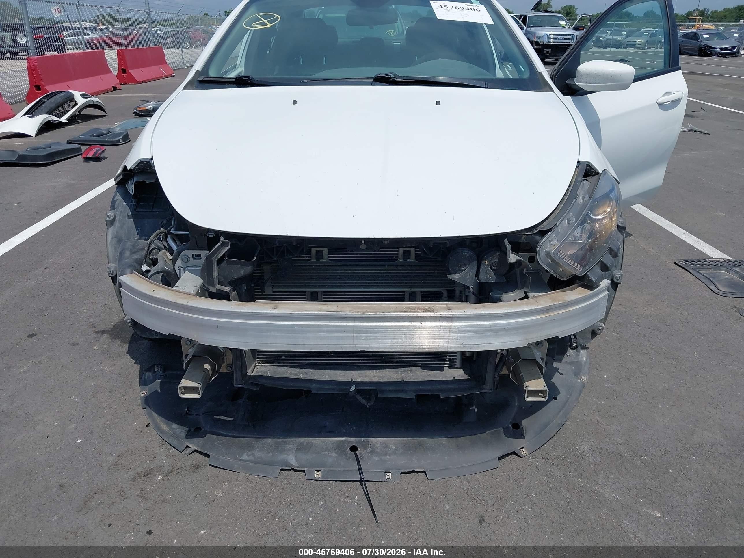 2015 Dodge Dart Se White vin: 1C3CDFAA7FD421215