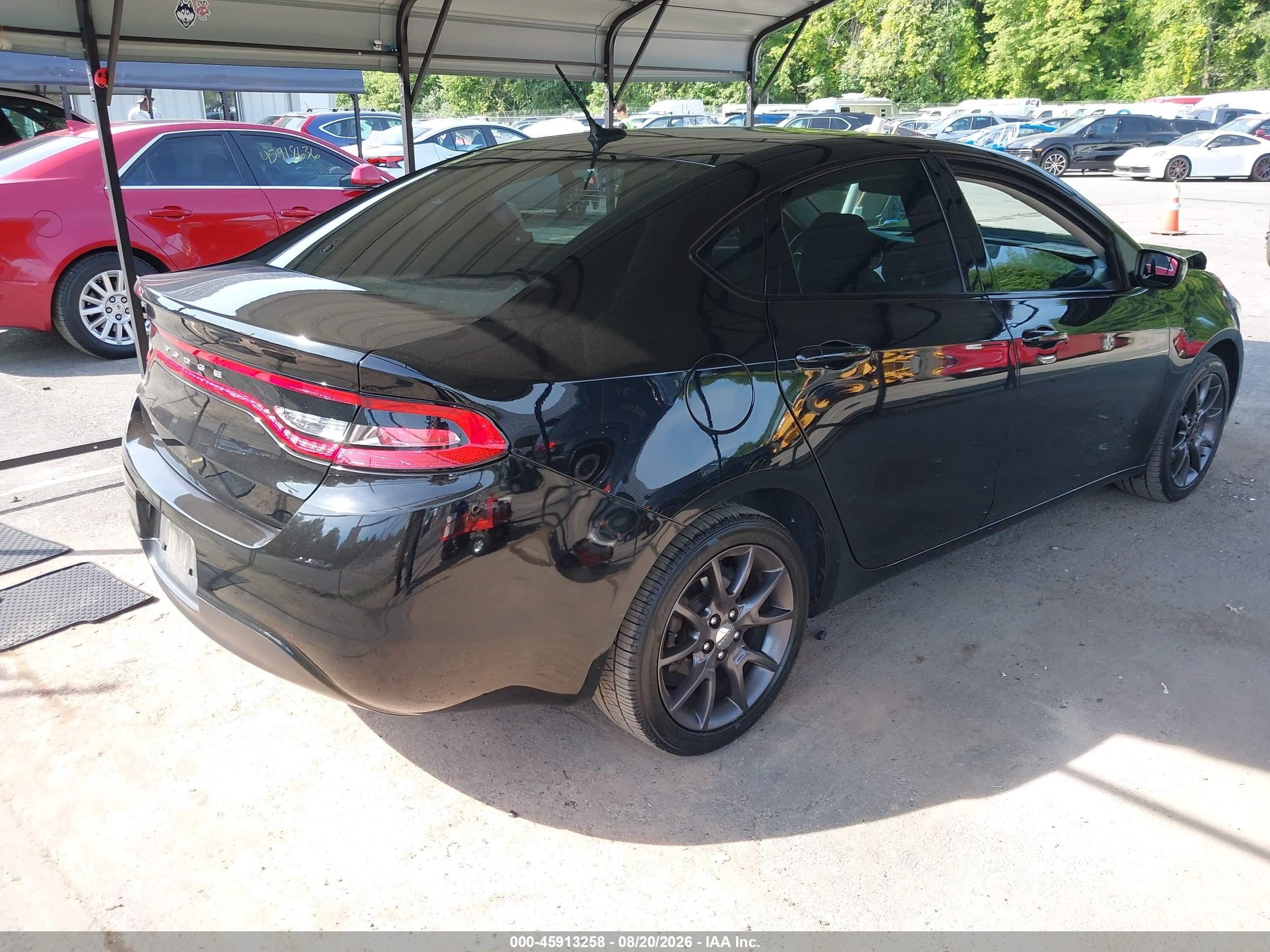 2015 Dodge Dart Se Black vin: 1C3CDFAA7FD432375
