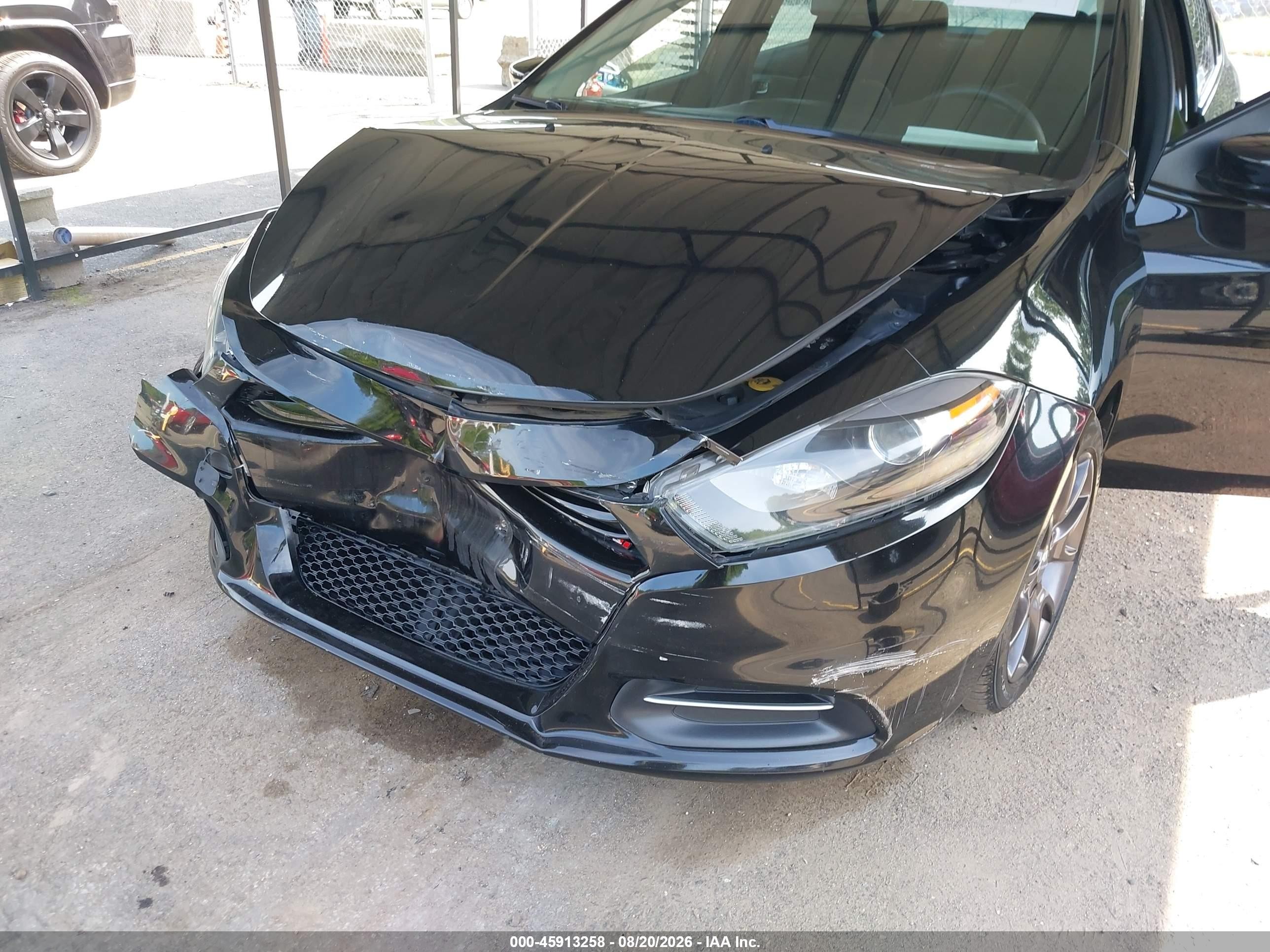 2015 Dodge Dart Se Black vin: 1C3CDFAA7FD432375