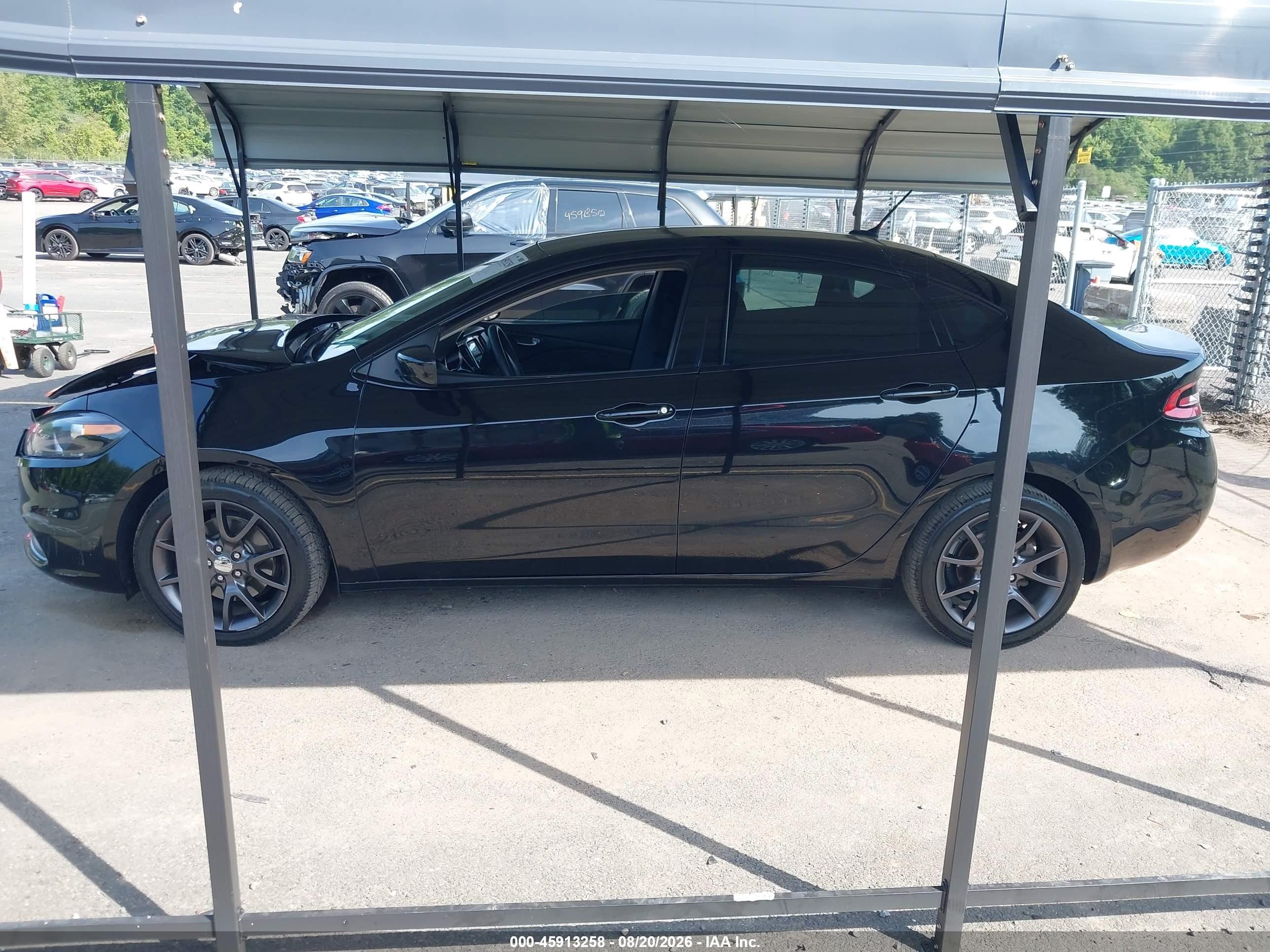 2015 Dodge Dart Se Black vin: 1C3CDFAA7FD432375