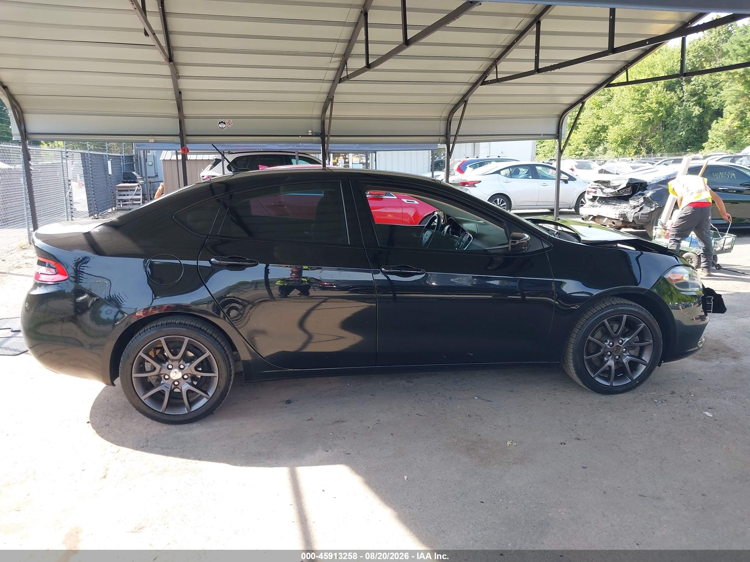 2015 Dodge Dart Se Black vin: 1C3CDFAA7FD432375