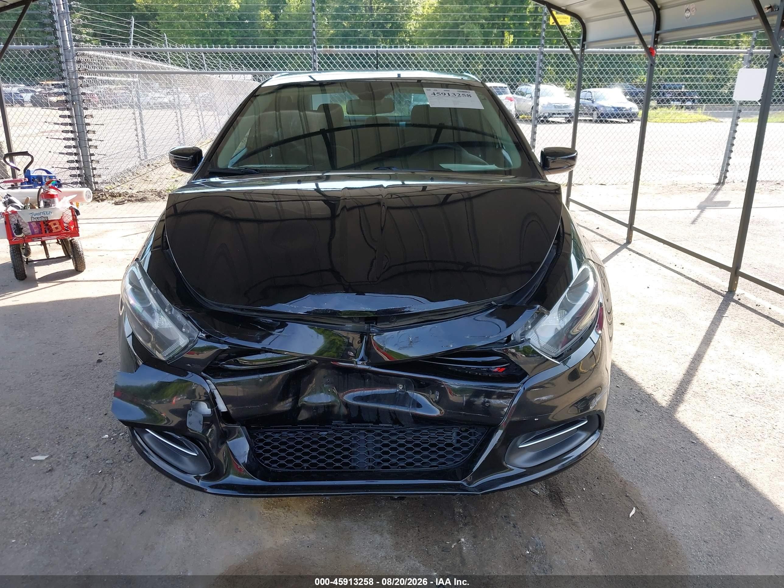 2015 Dodge Dart Se Black vin: 1C3CDFAA7FD432375