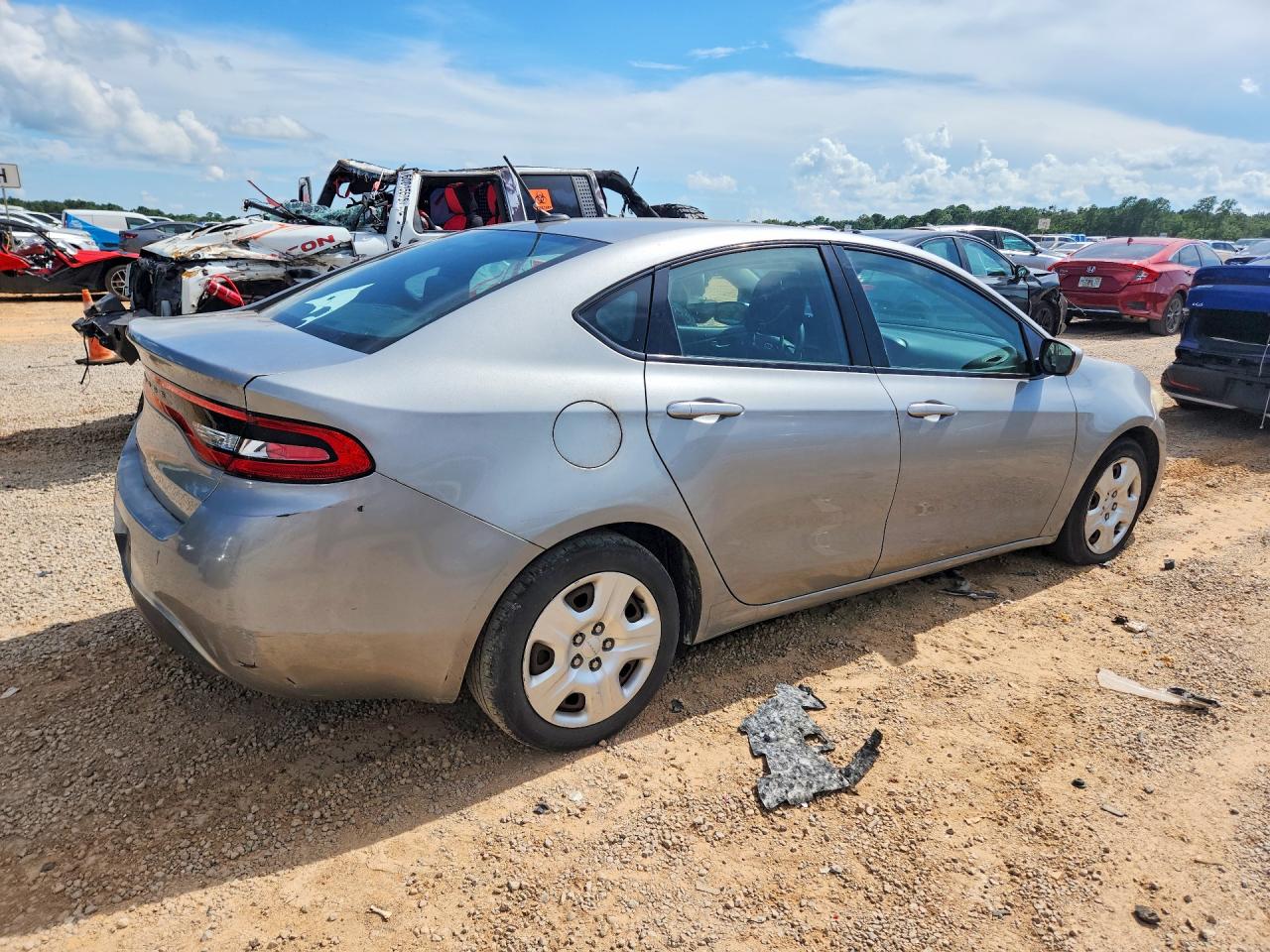 2015 Dodge Dart Se Silver vin: 1C3CDFAA7FD435759