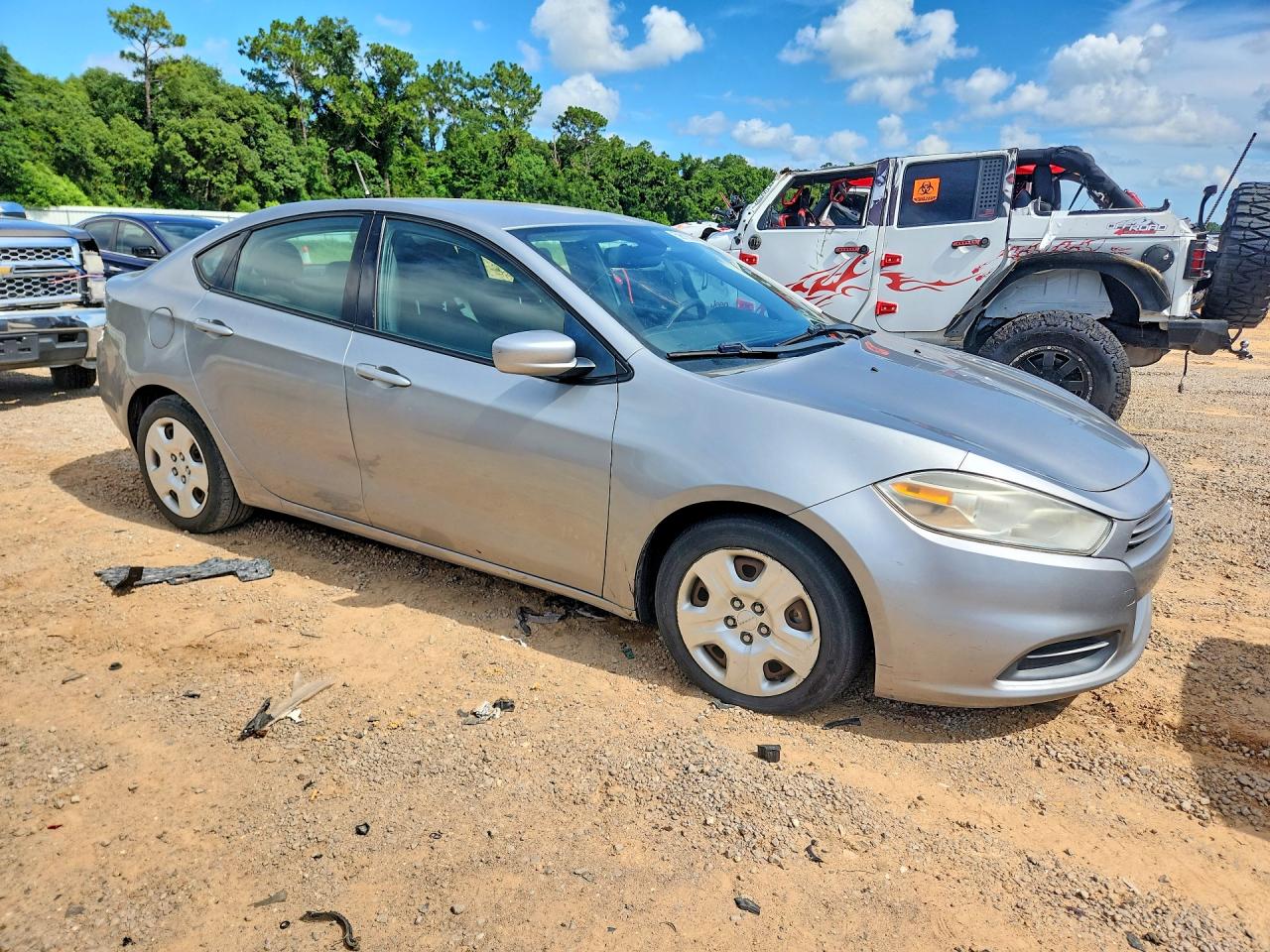 2015 Dodge Dart Se Silver vin: 1C3CDFAA7FD435759