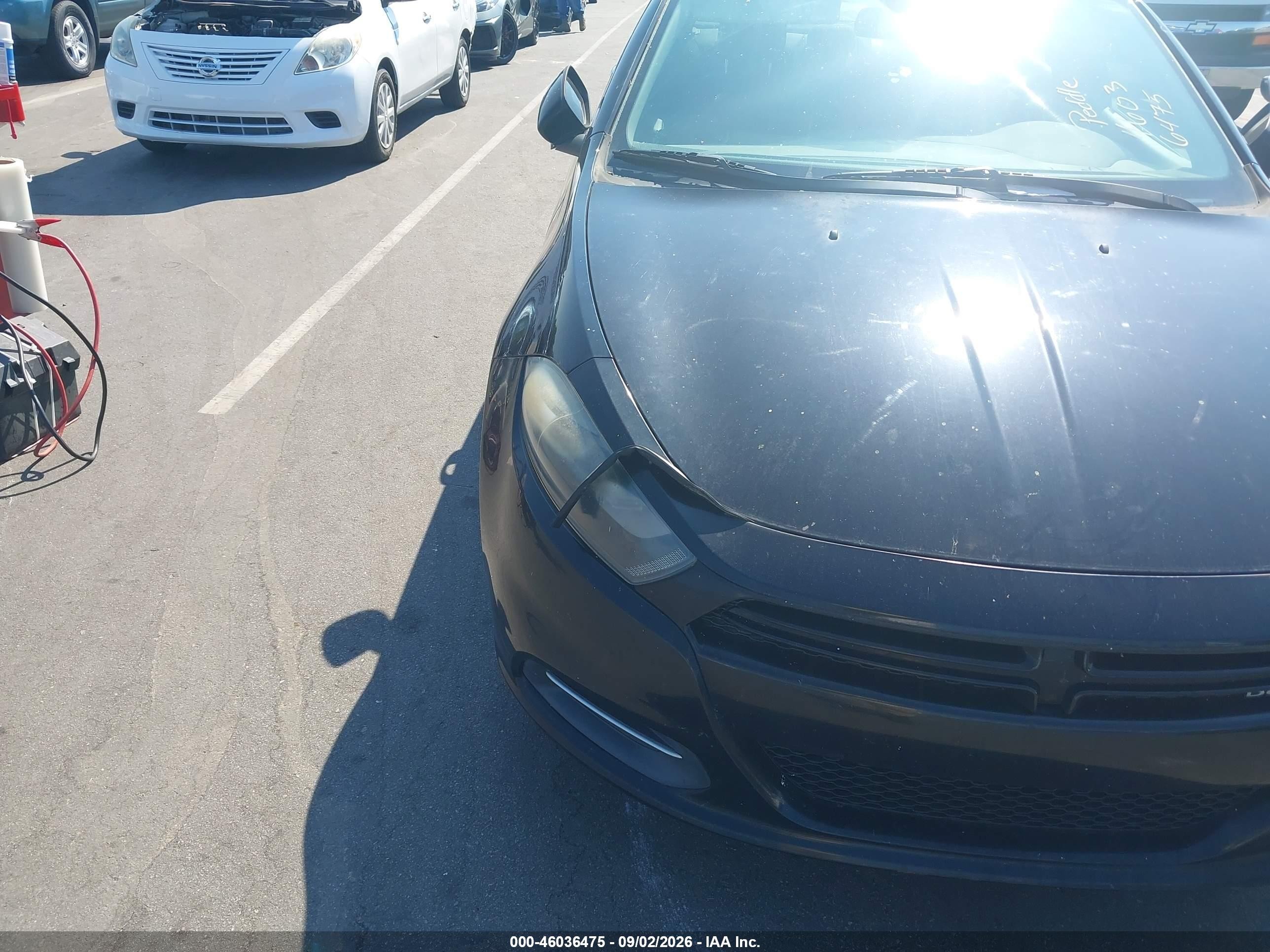 2016 Dodge Dart Se Black vin: 1C3CDFAA7GD564389