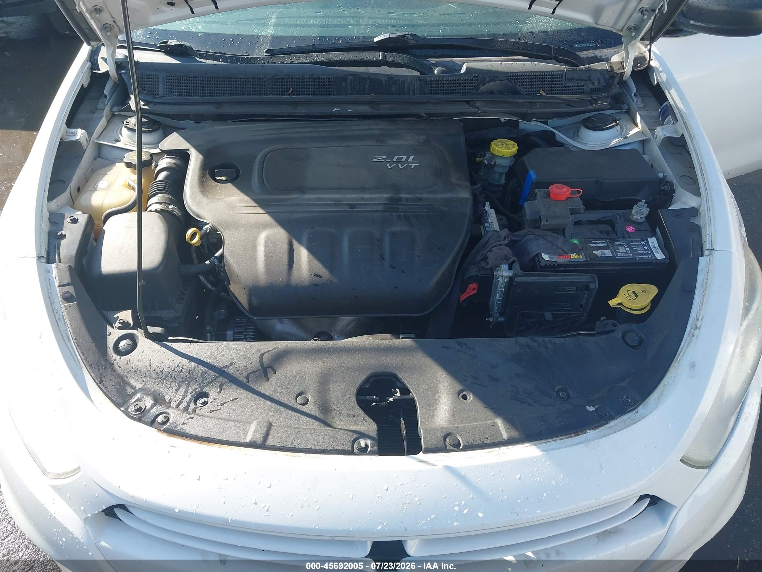 2013 Dodge Dart Se White vin: 1C3CDFAA8DD314641