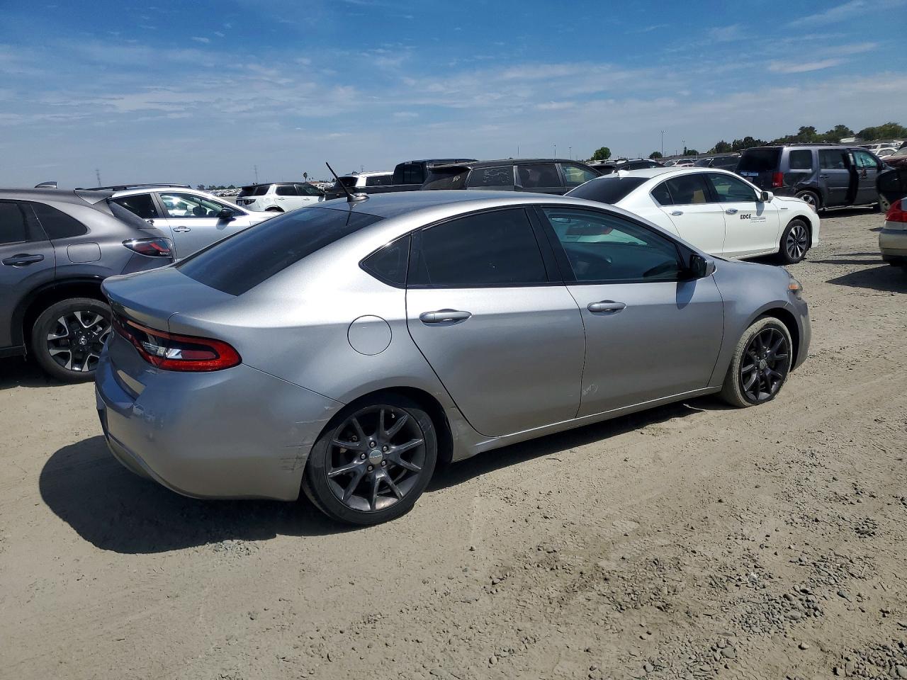2015 Dodge Dart Se Gray vin: 1C3CDFAA8FD363485
