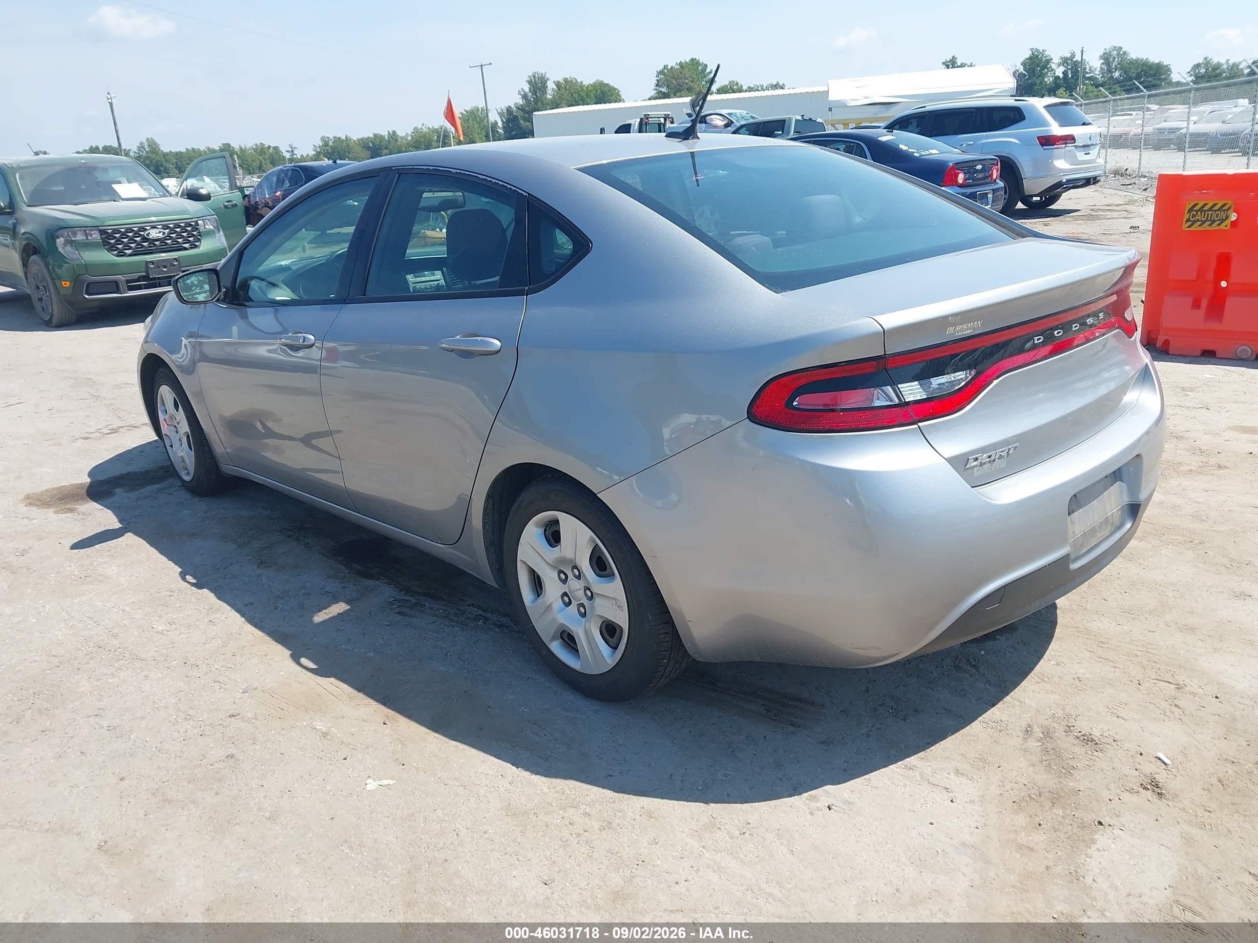 2014 Dodge Dart Se Серебряный vin: 1C3CDFAA9ED705508