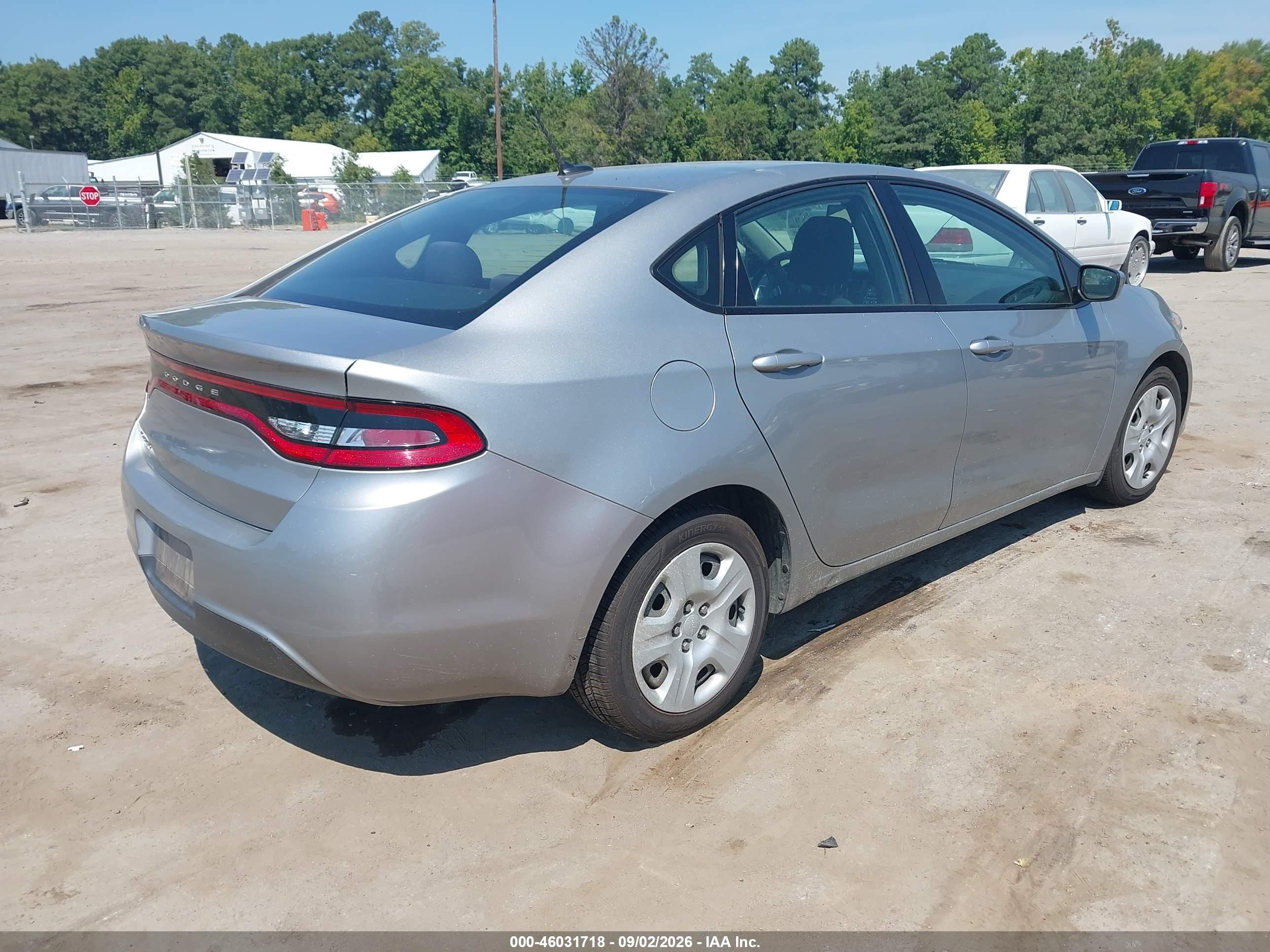 2014 Dodge Dart Se Серебряный vin: 1C3CDFAA9ED705508