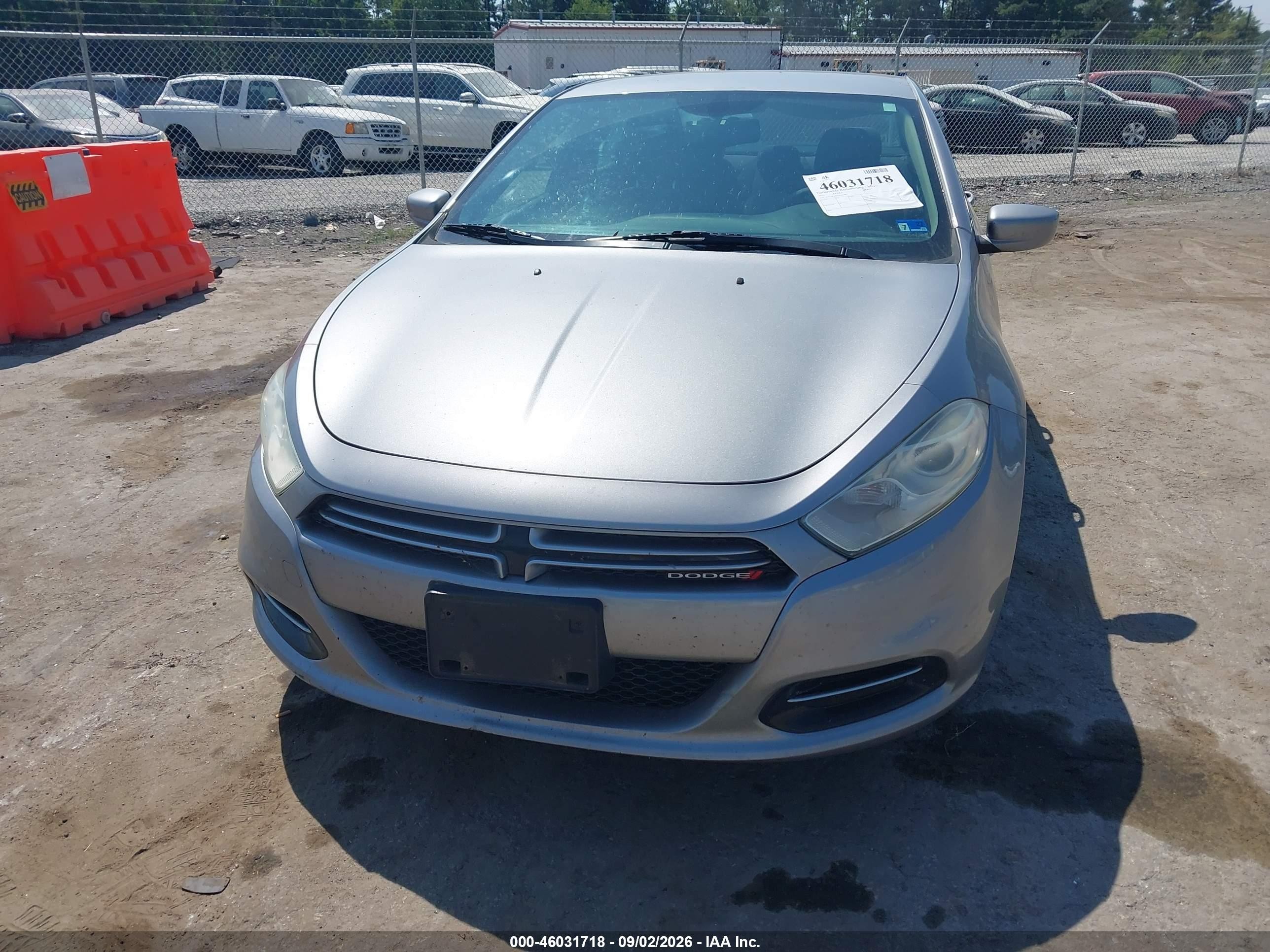 2014 Dodge Dart Se Серебряный vin: 1C3CDFAA9ED705508