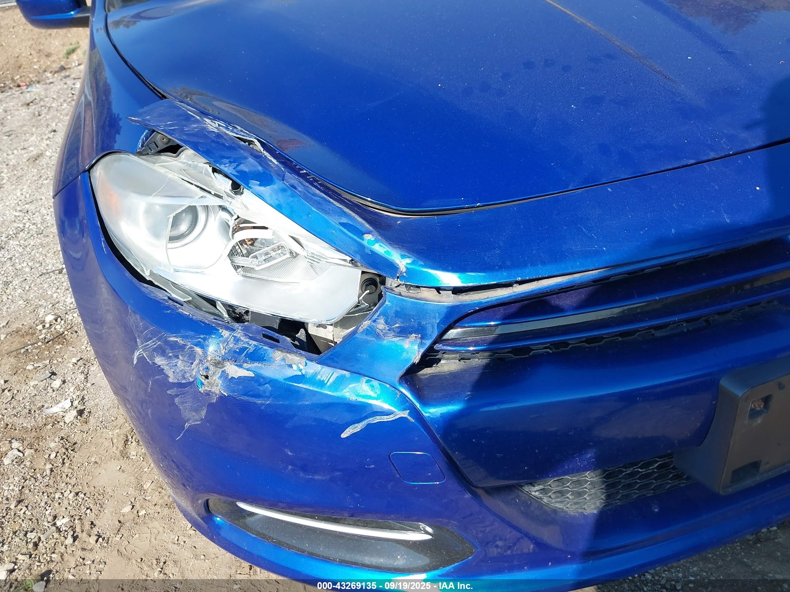 2014 Dodge Dart Se Blue vin: 1C3CDFAA9ED718050