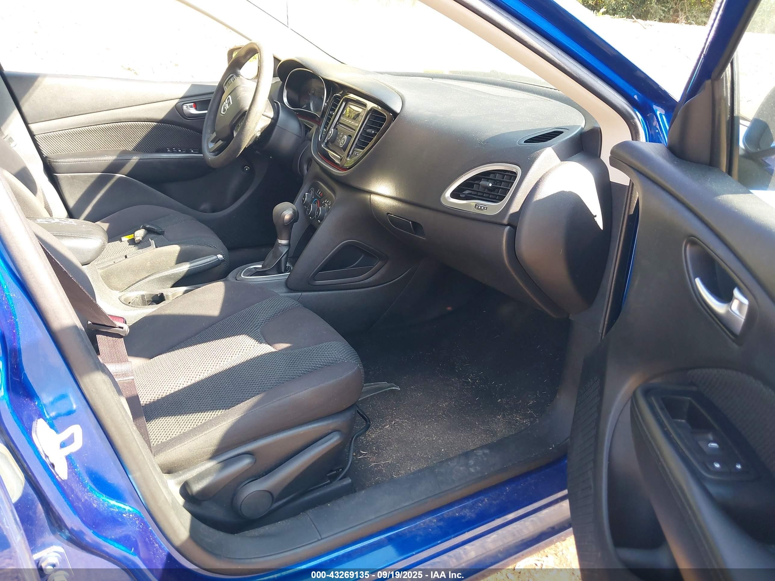 2014 Dodge Dart Se Blue vin: 1C3CDFAA9ED718050
