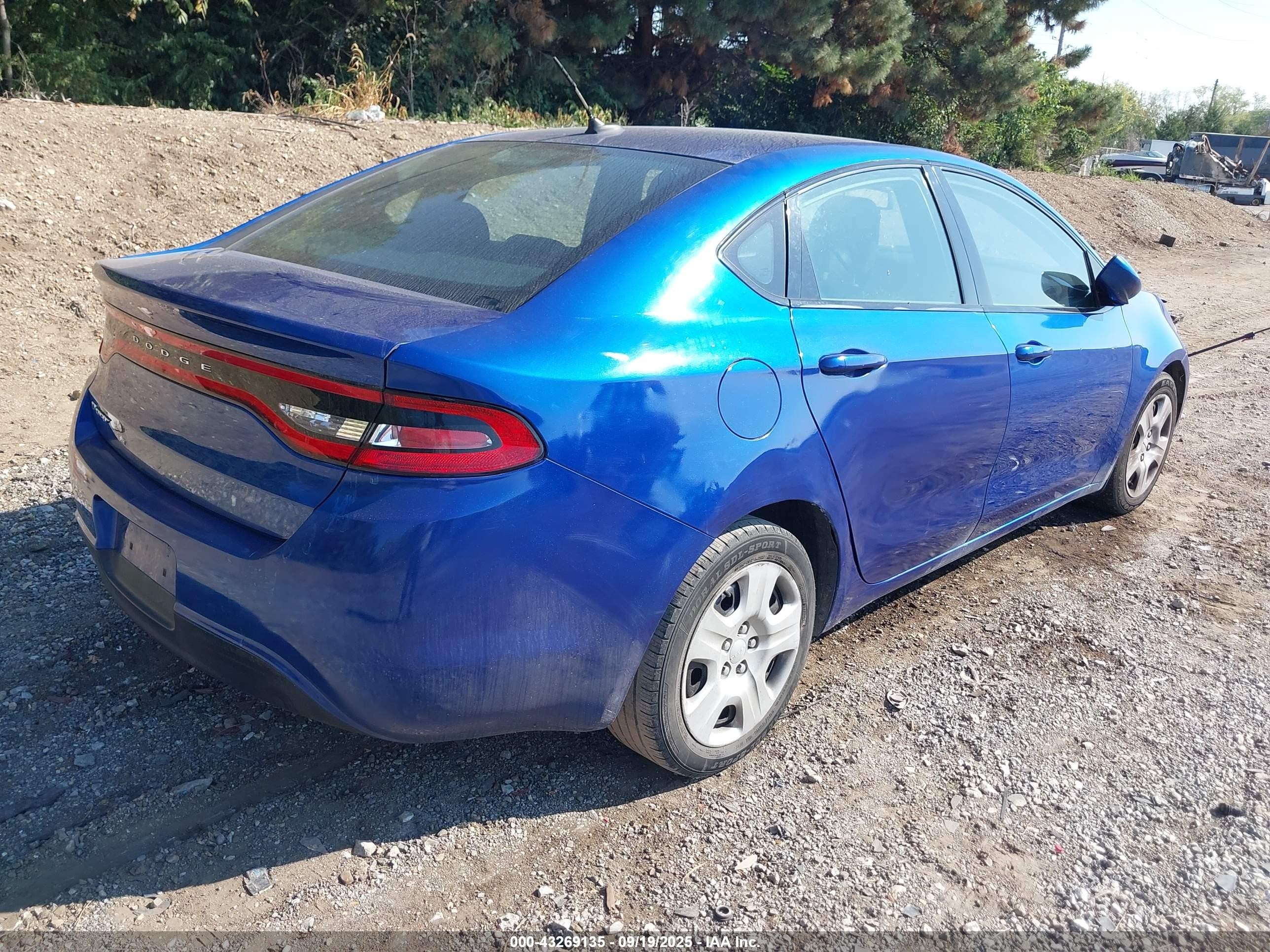 2014 Dodge Dart Se Blue vin: 1C3CDFAA9ED718050