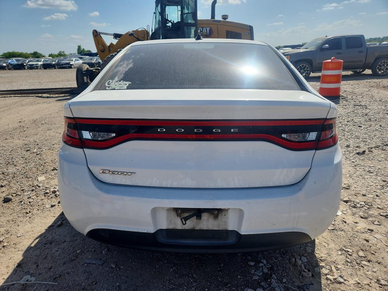 2015 Dodge Dart Se White vin: 1C3CDFAA9FD119733