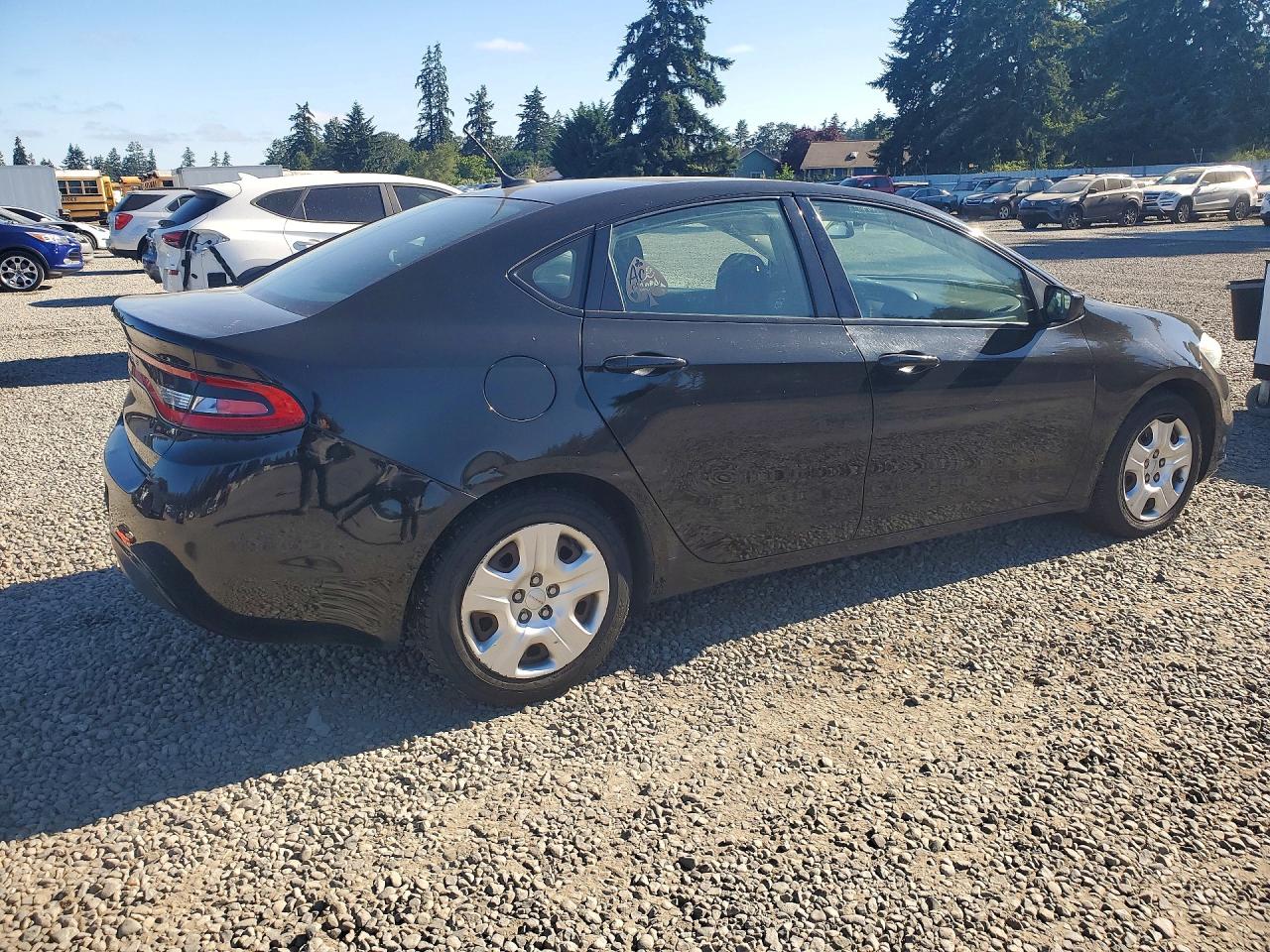 2015 Dodge Dart Se Black vin: 1C3CDFAA9FD300475