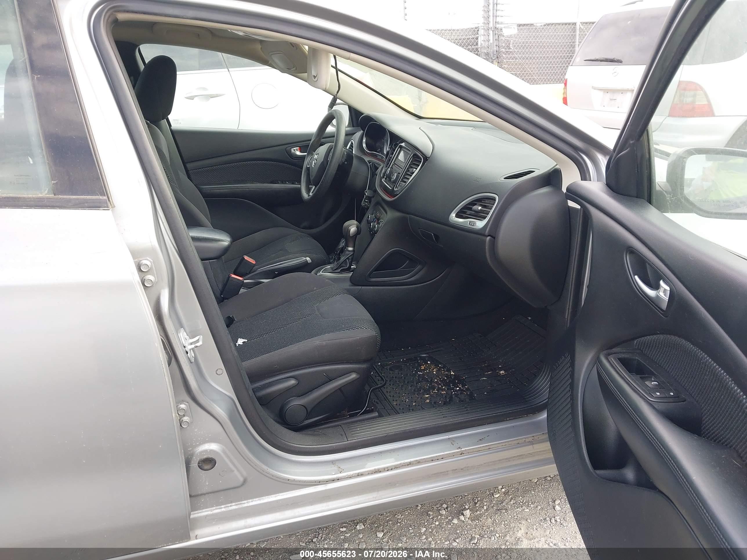 2015 Dodge Dart Se Gray vin: 1C3CDFAA9FD311458